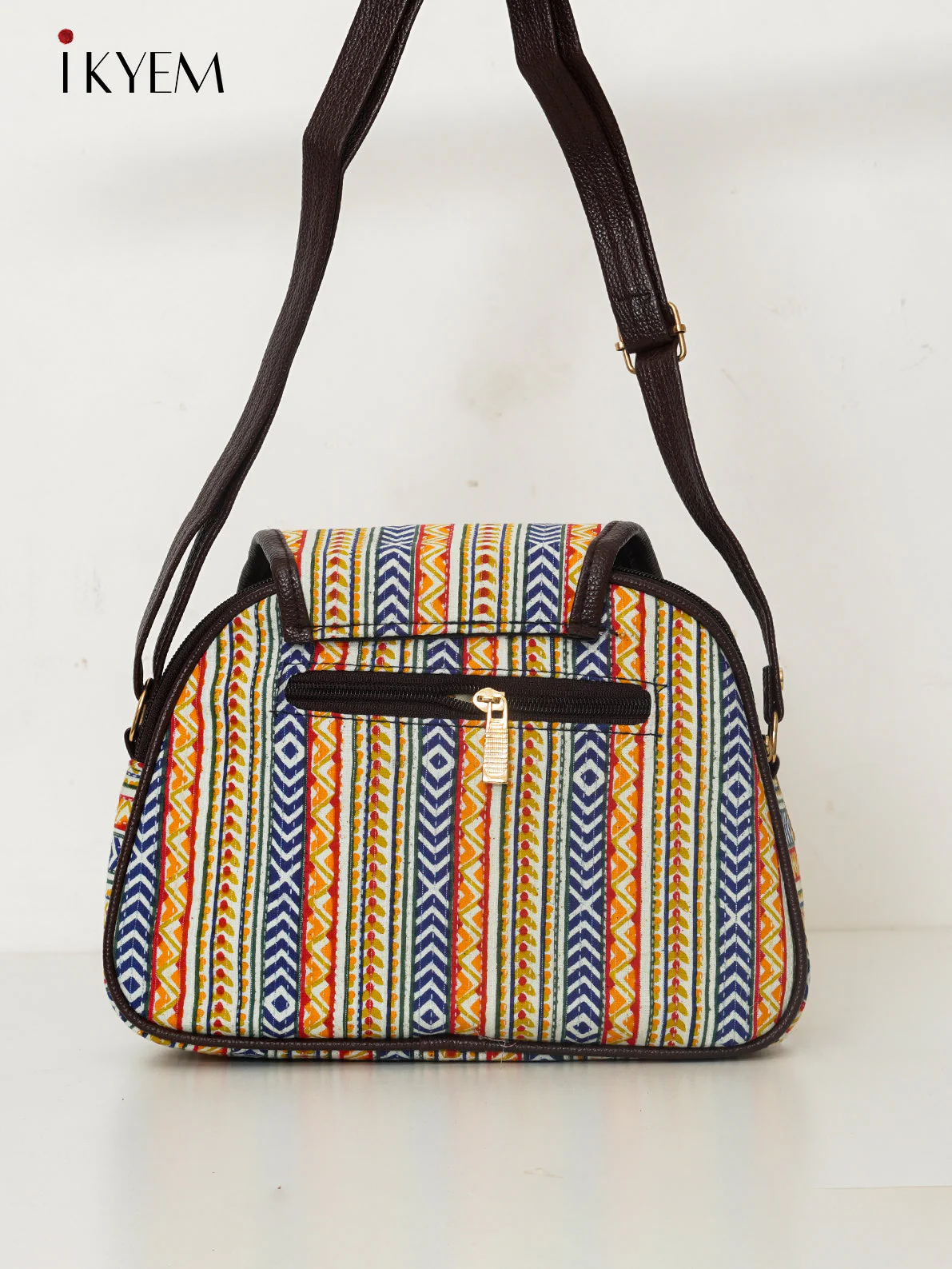 Multicolor - Ajrakh Handbag - Image 2