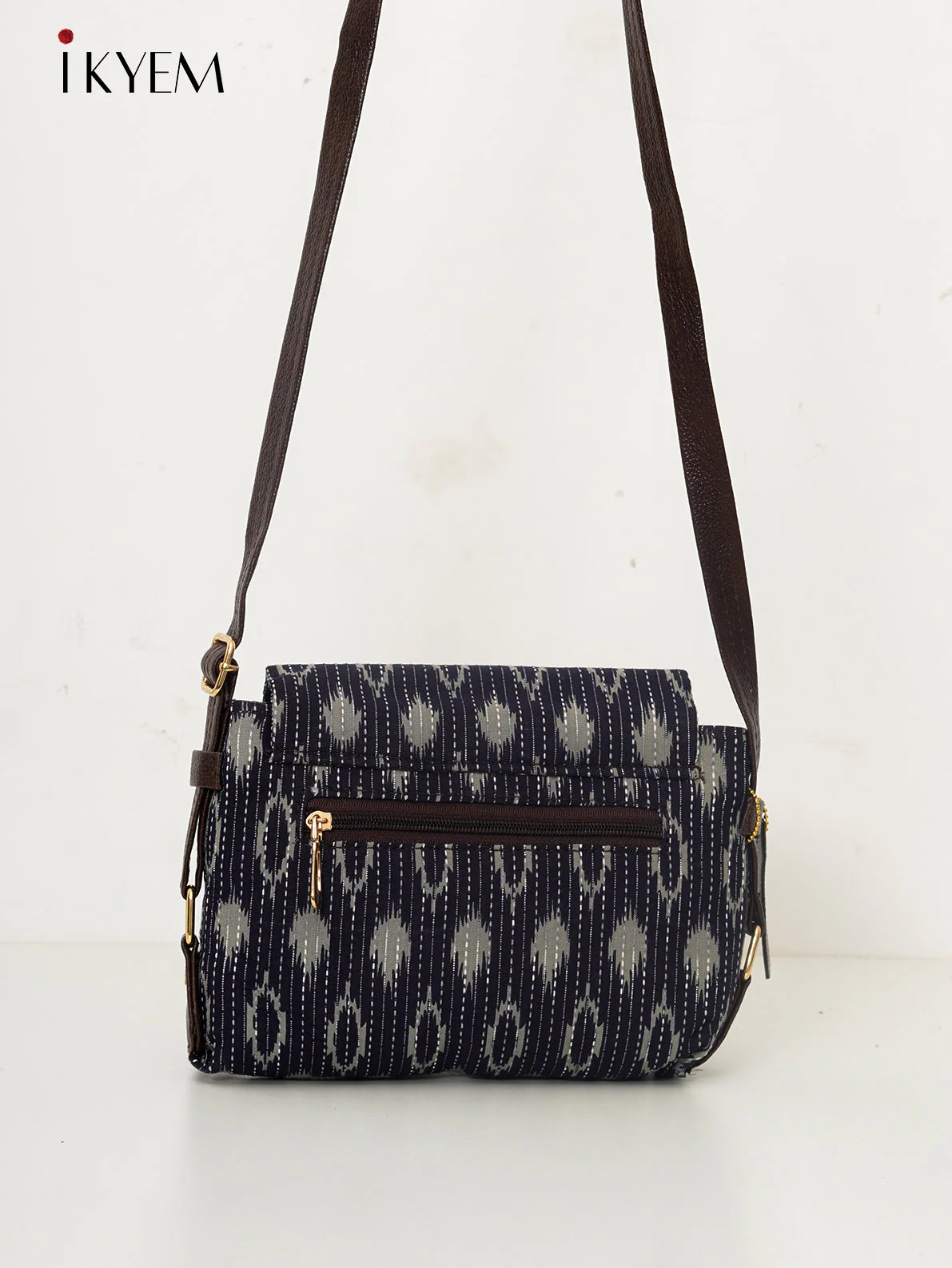 Black & Brown - Ajrakh Hand Bag - Image 2