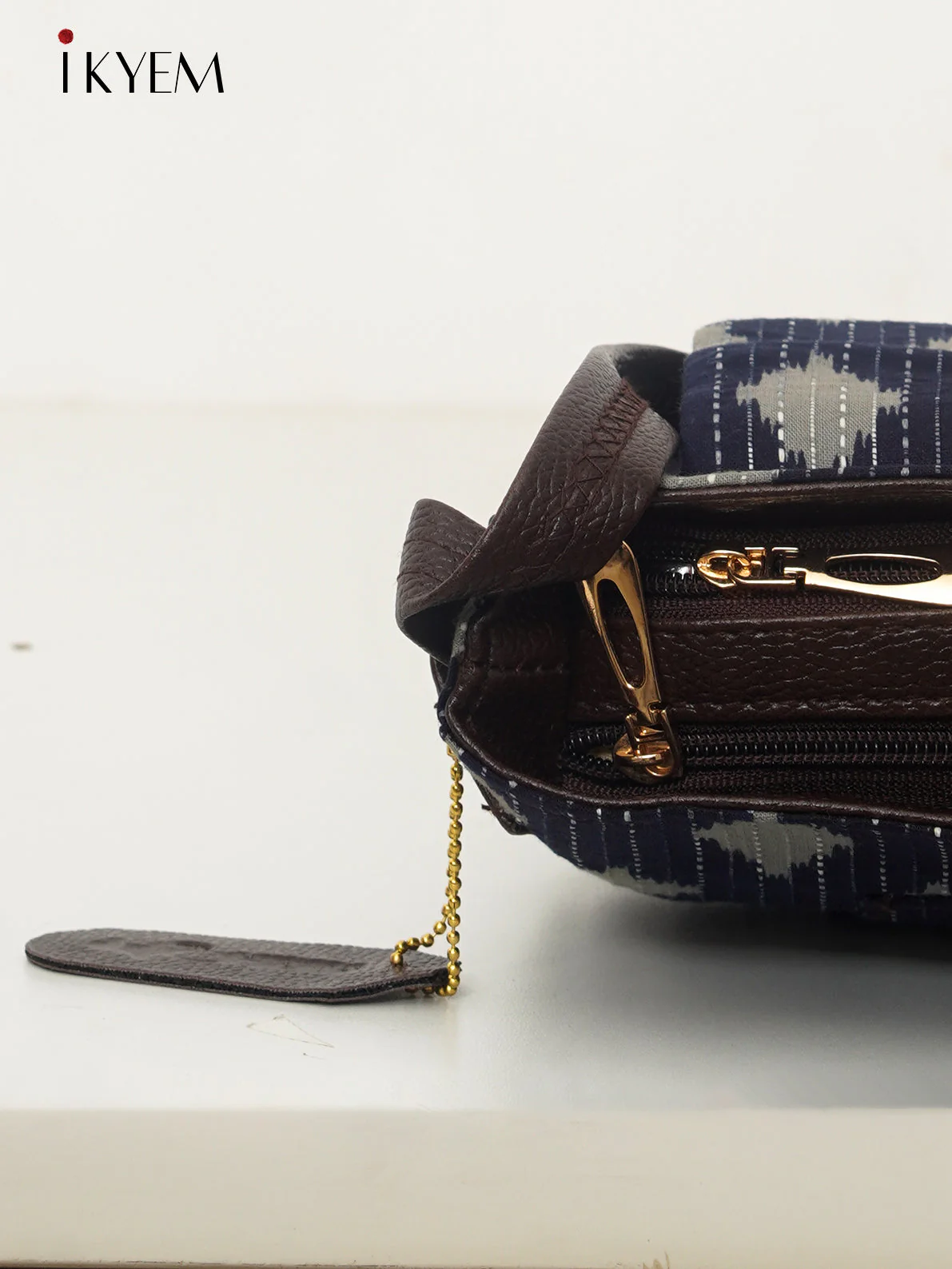 Black & Brown - Ajrakh Hand Bag - Image 3
