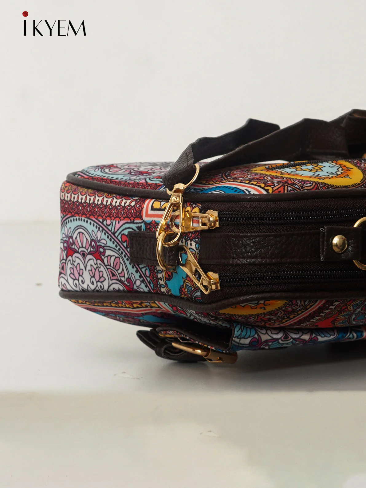 Multicolor & Black - Ajrakh Handbag - Image 3