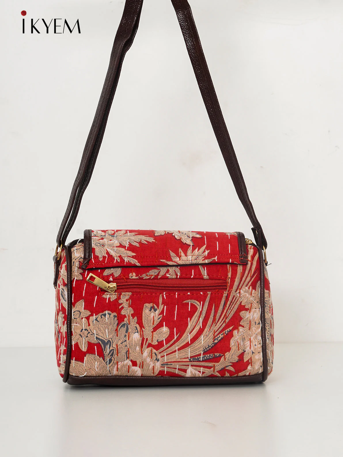 Red - Ajrakh Handbag - Image 2