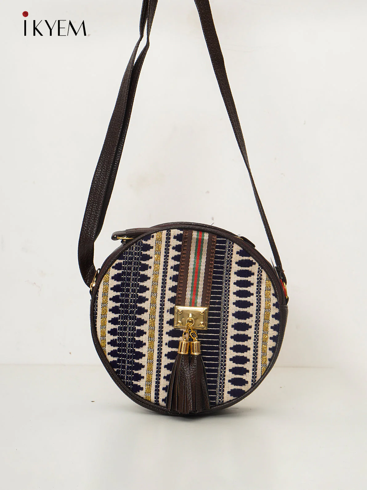 Cream & Brown - Ajrakh HandBag