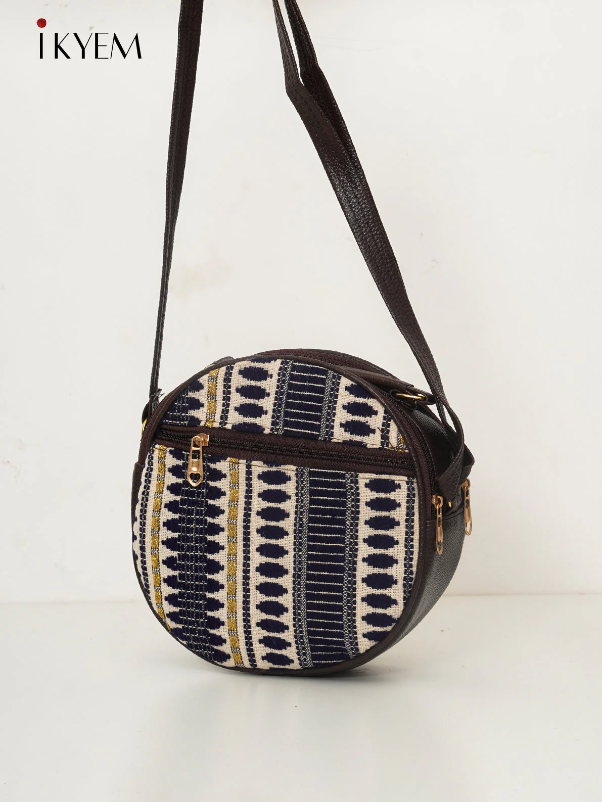Cream & Brown - Ajrakh HandBag - Image 2
