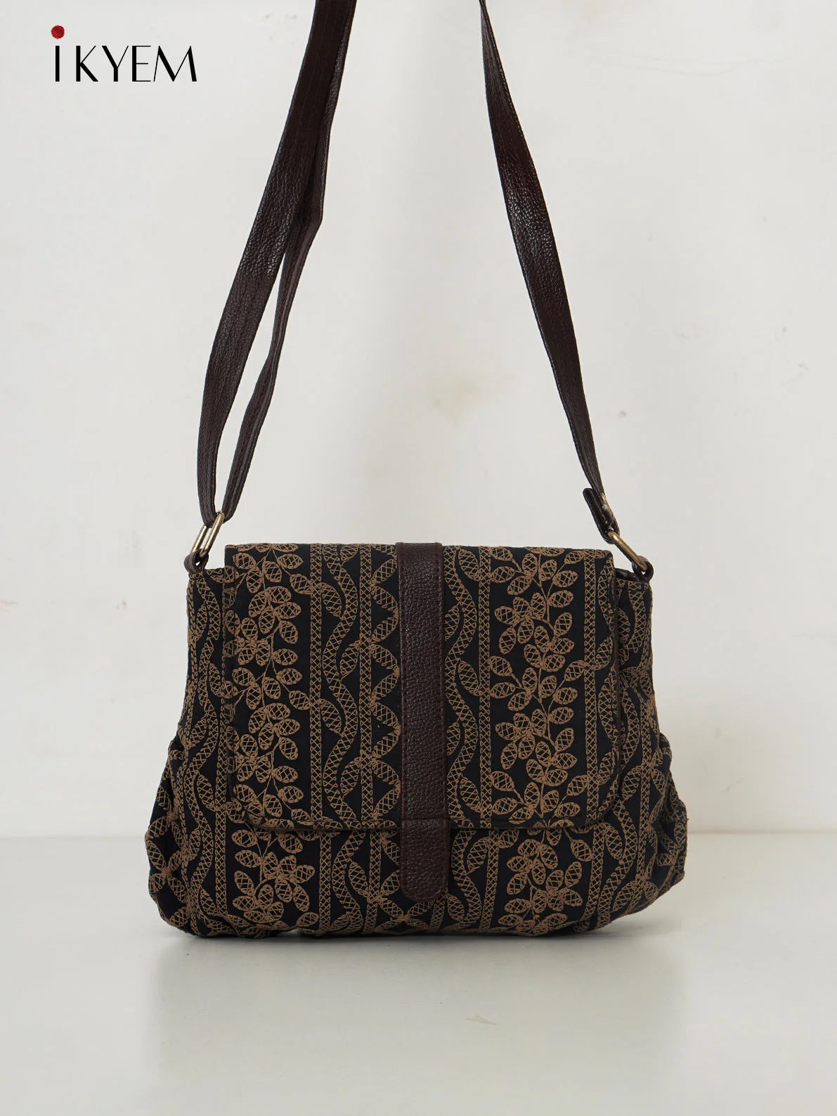 Black - Ajrakh Handbag