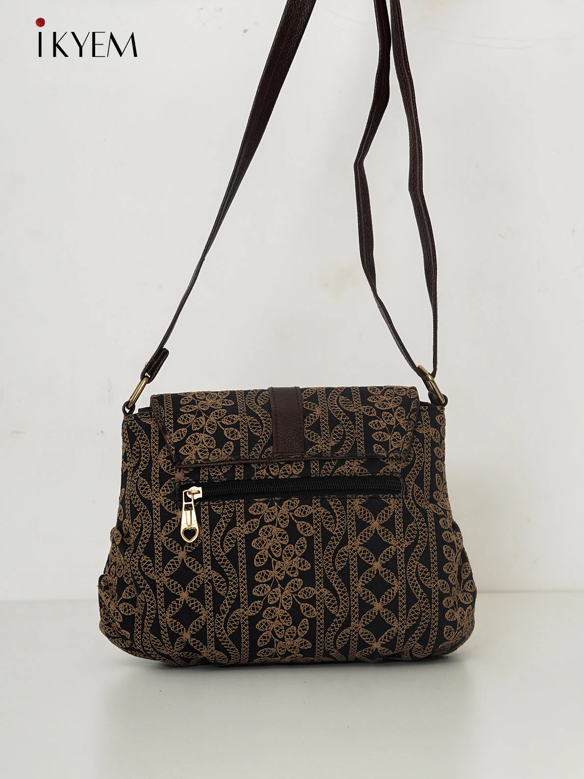 Black - Ajrakh Handbag - Image 2