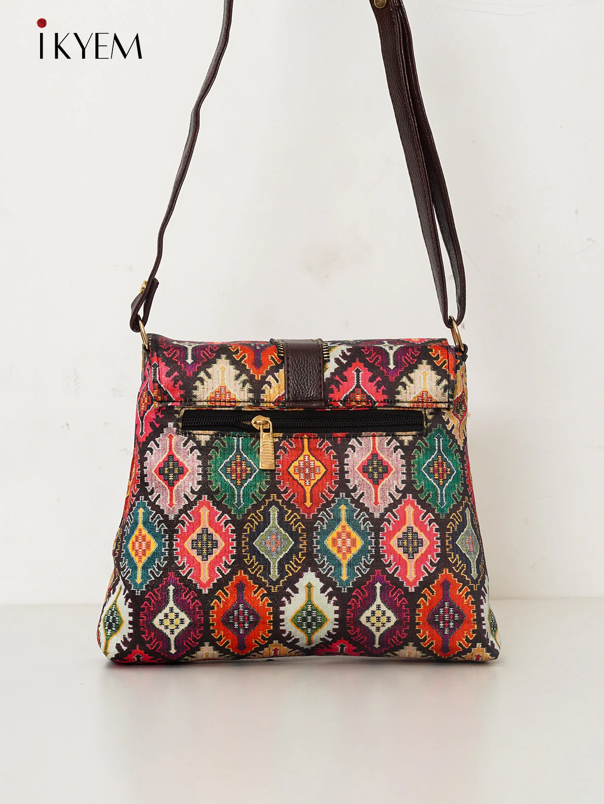 Pink & Green - Ajrakh Handbag - Image 2