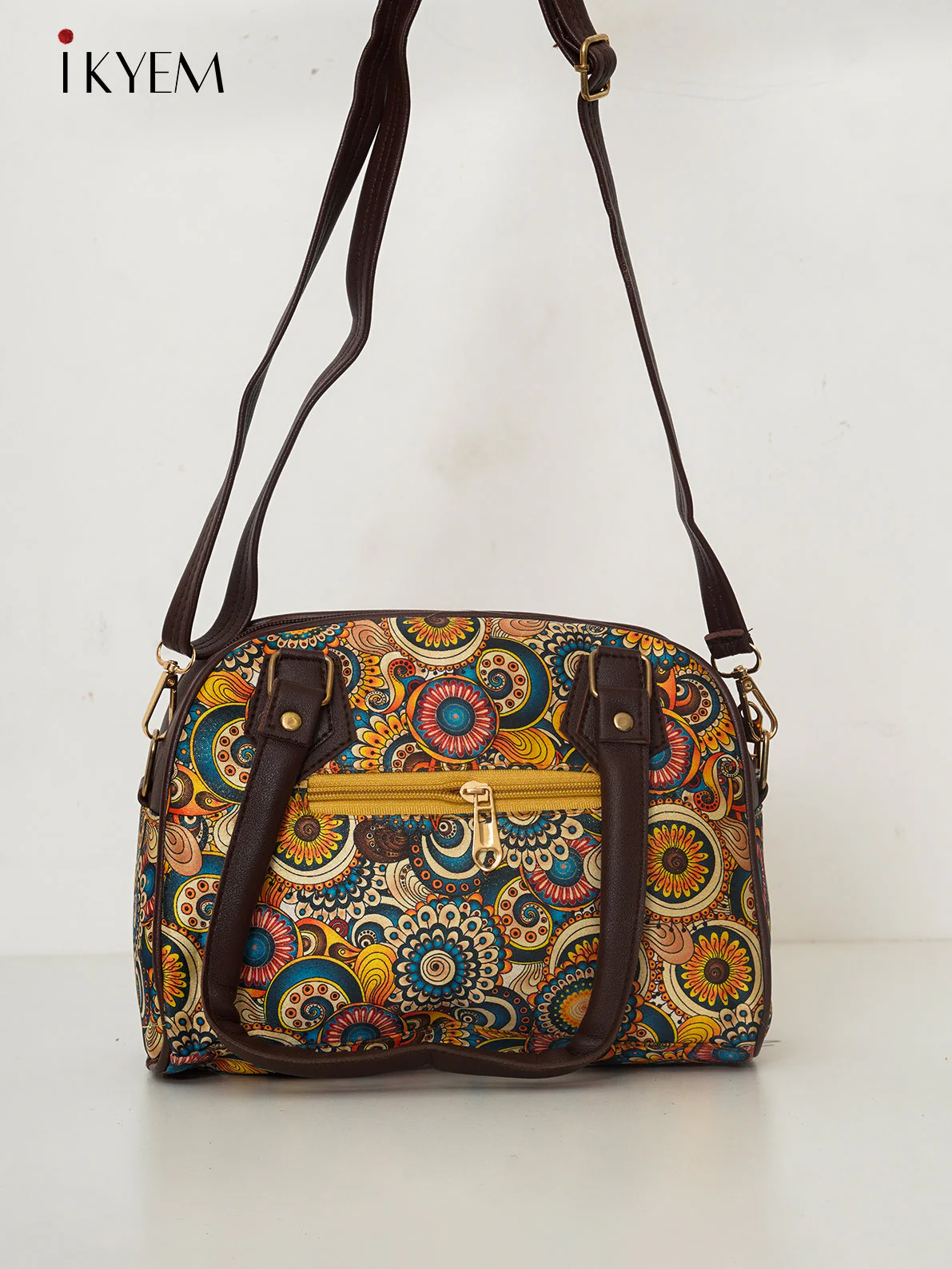 Blue & Brown - Ajrakh HandBag
