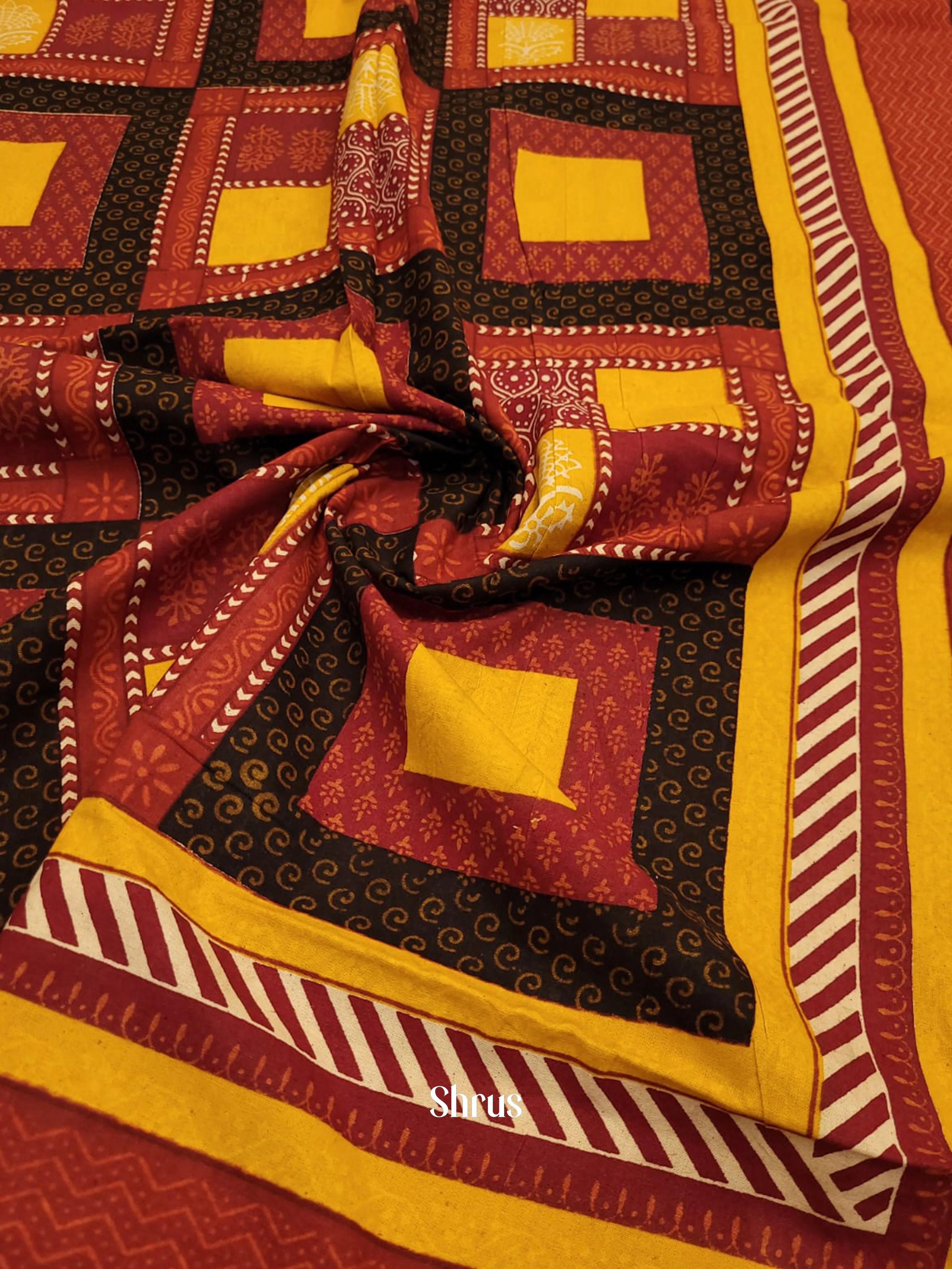 Red & Yellow - Bed Spreads