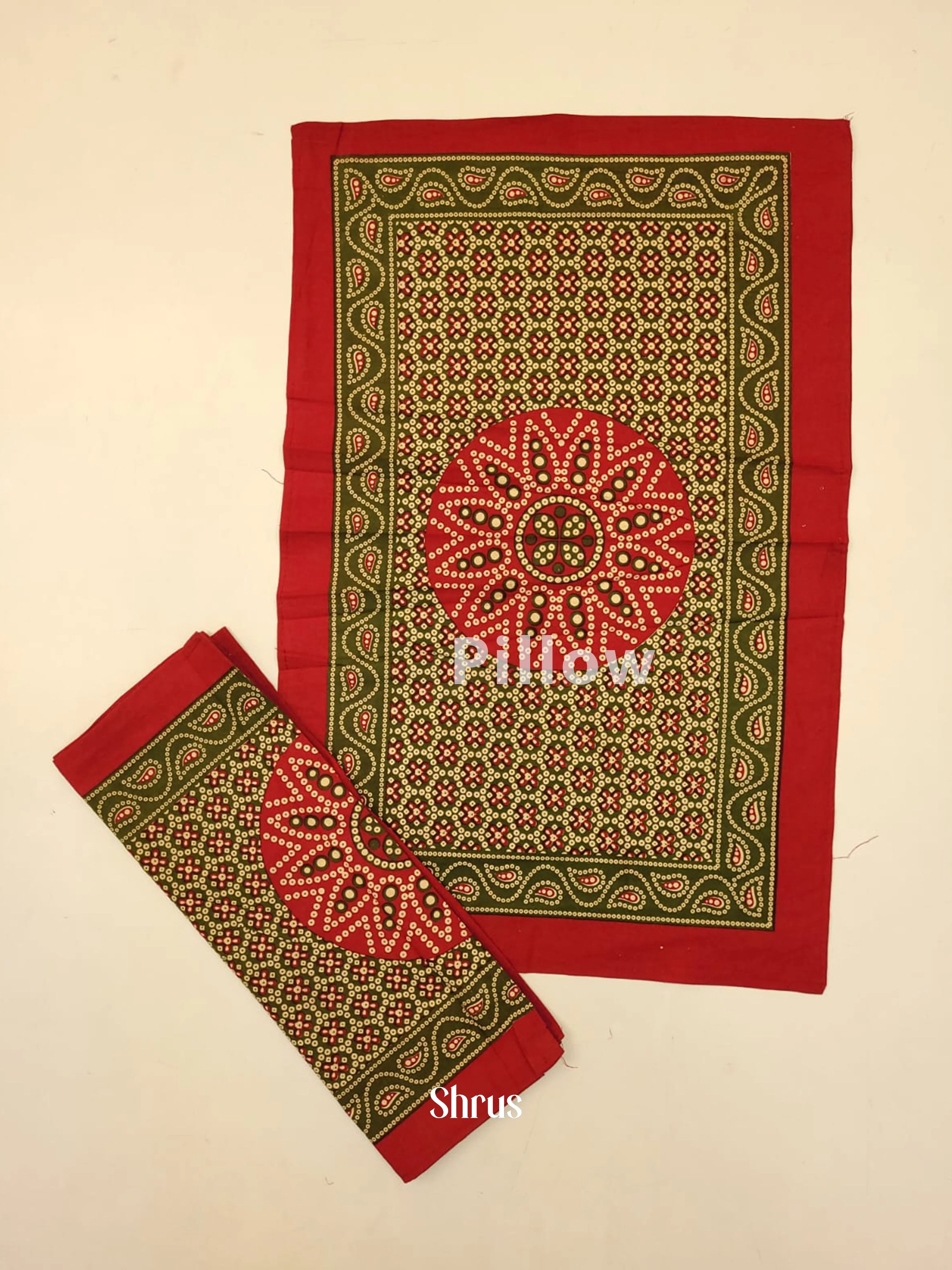 Green & Red- Bed Spreads - Image 3