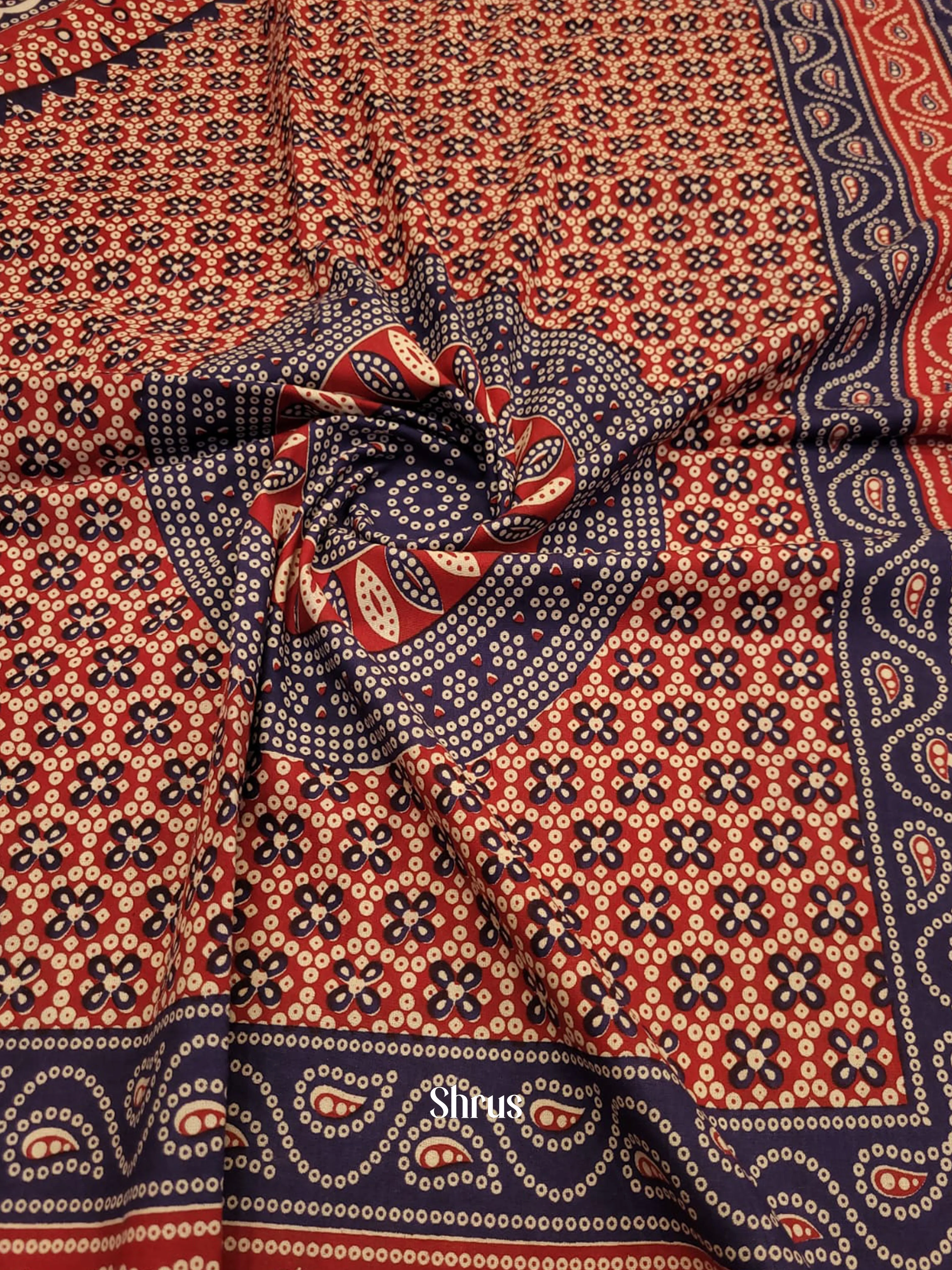 Red & Blue - Bed Spreads