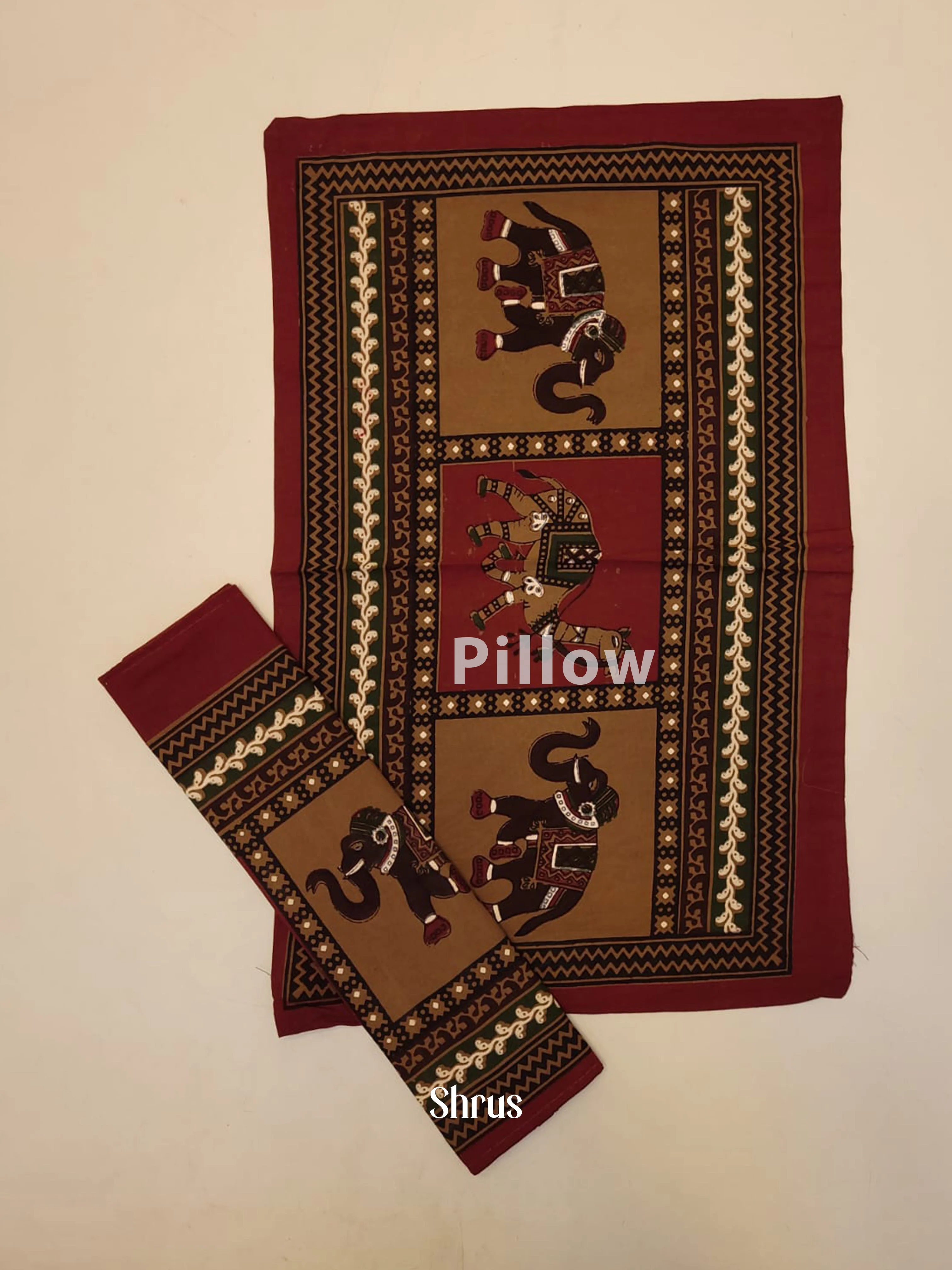 Maroon & Brown - Bed Spreads - Image 3