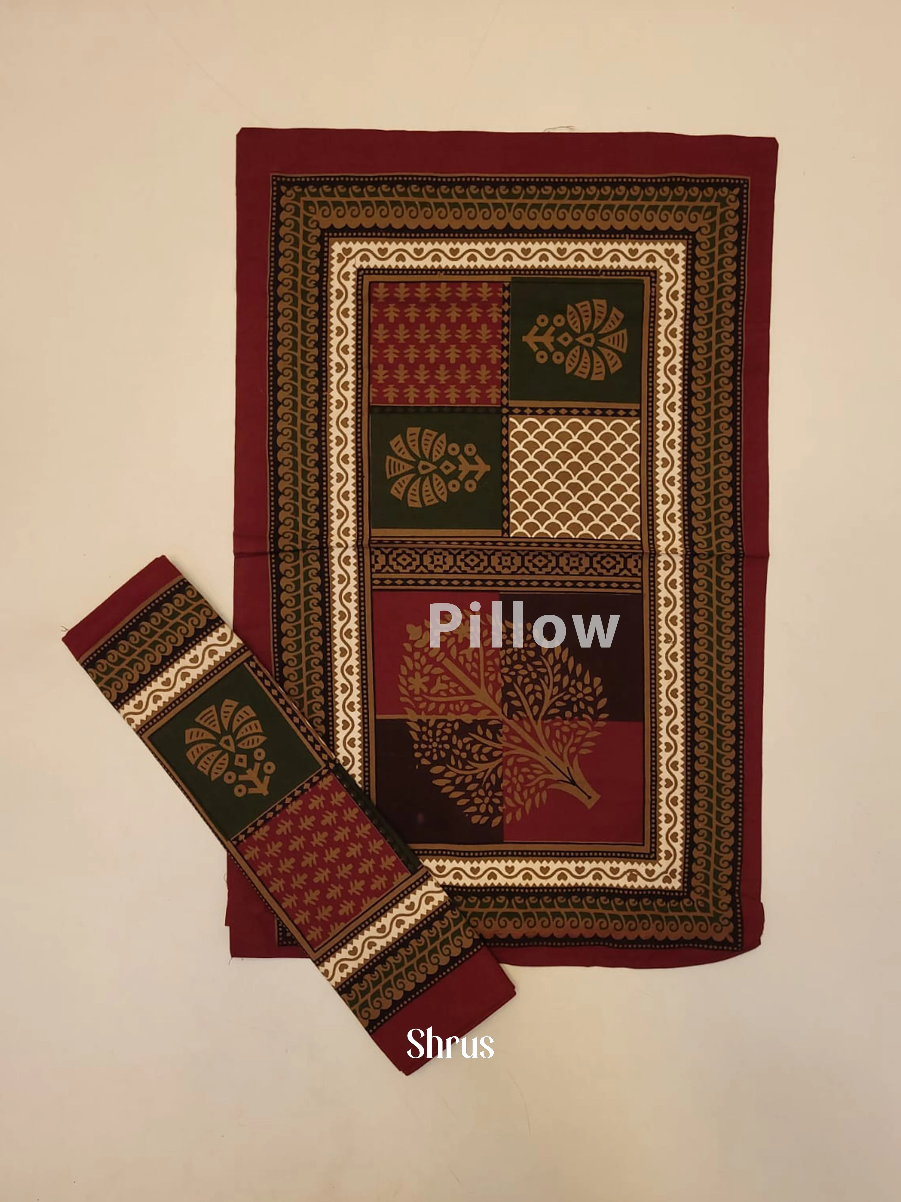 Maroon & Green - Bed Spreads - Image 3