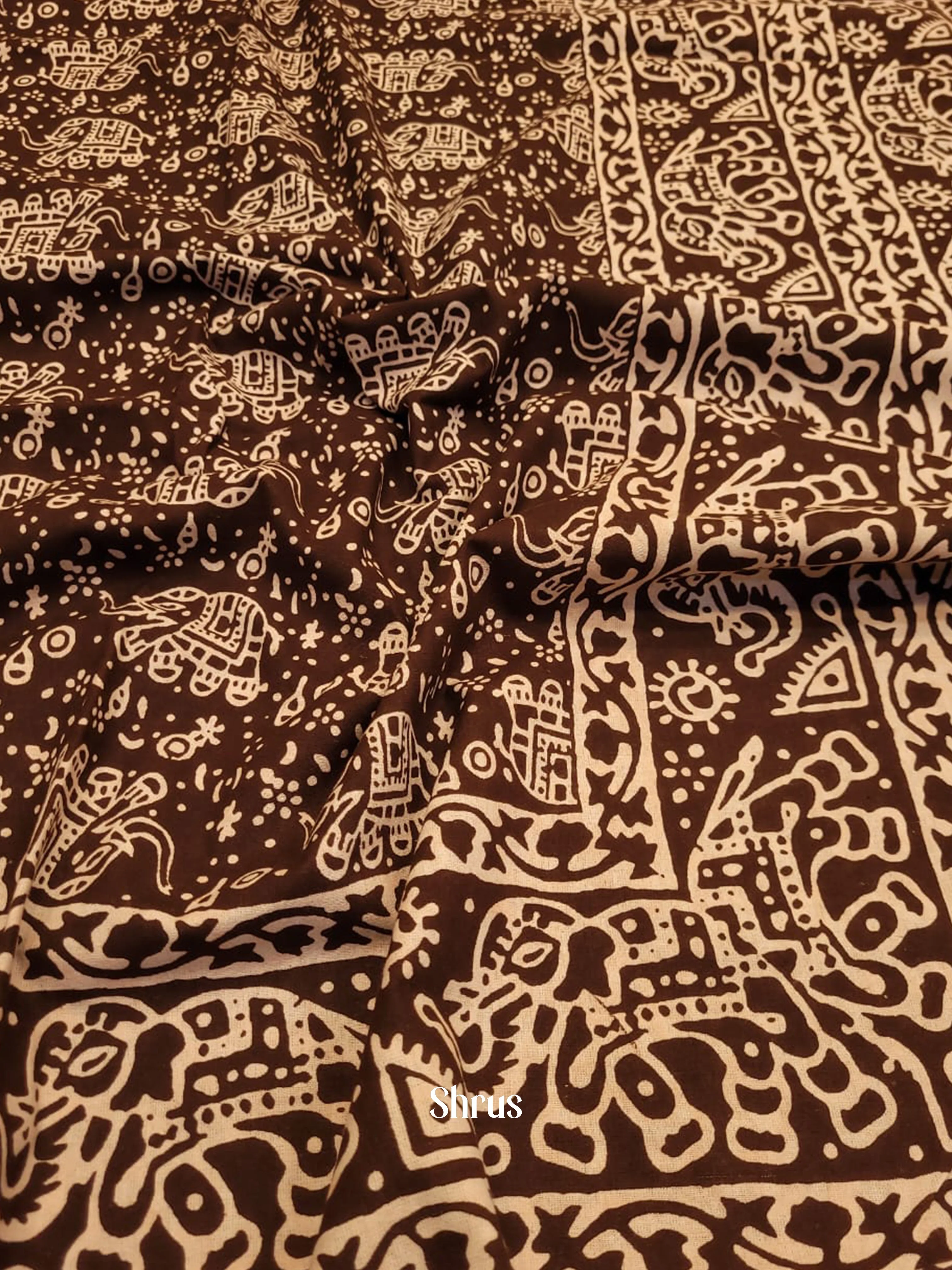 Brown & Cream - Bed Spreads