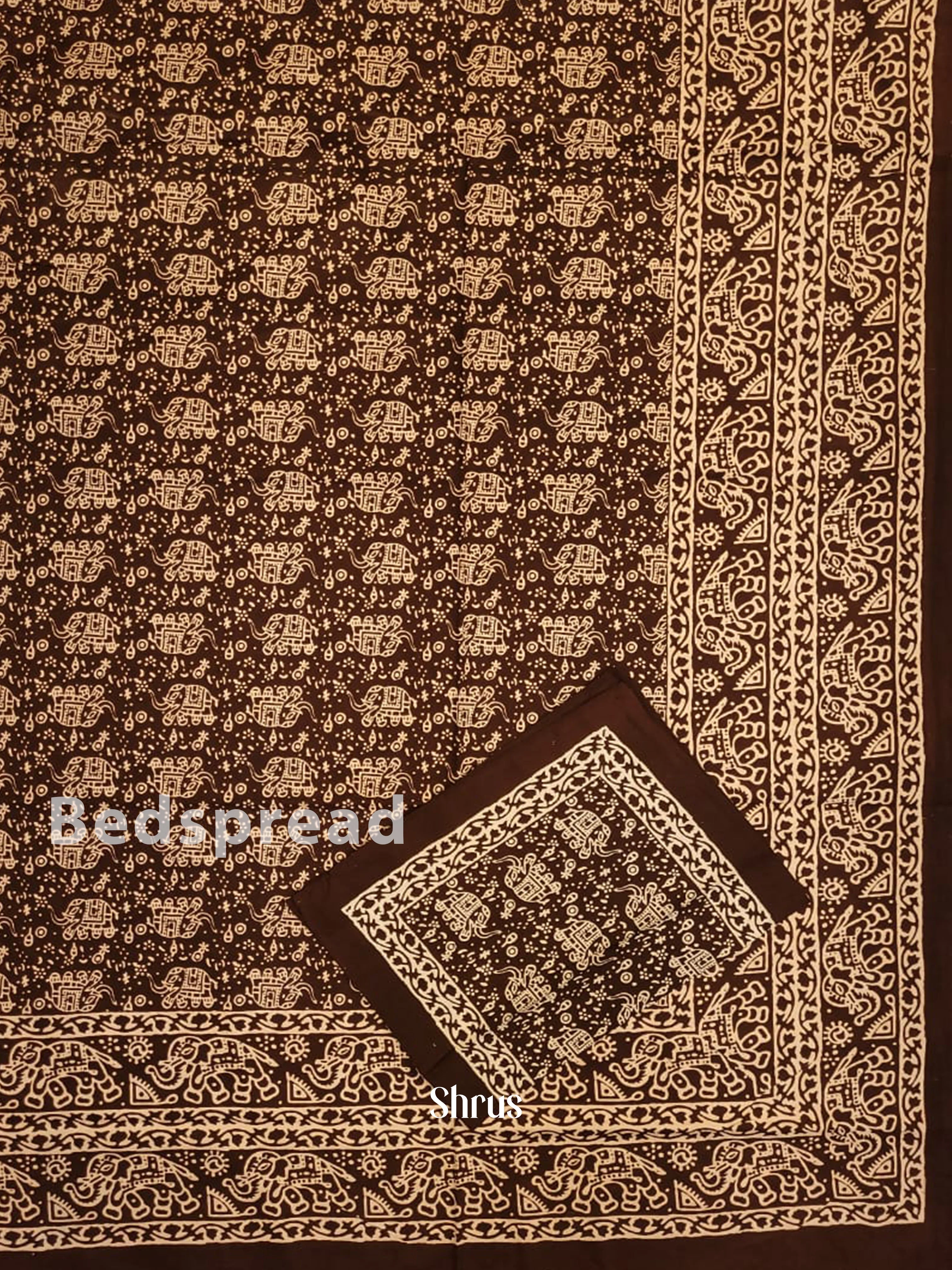 Brown & Cream - Bed Spreads - Image 2