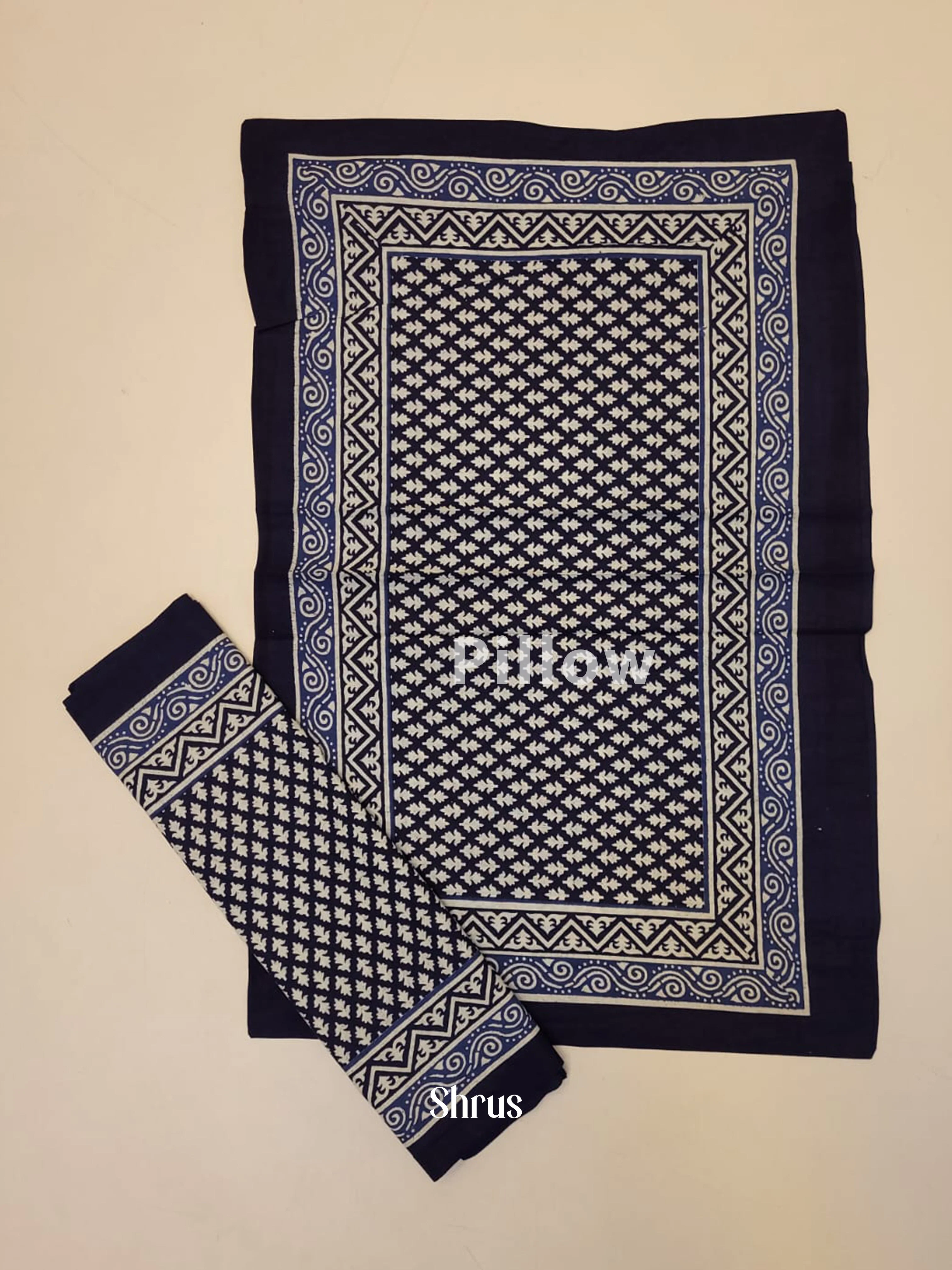 Indigo & Cream  - Bed Spreads - Image 3
