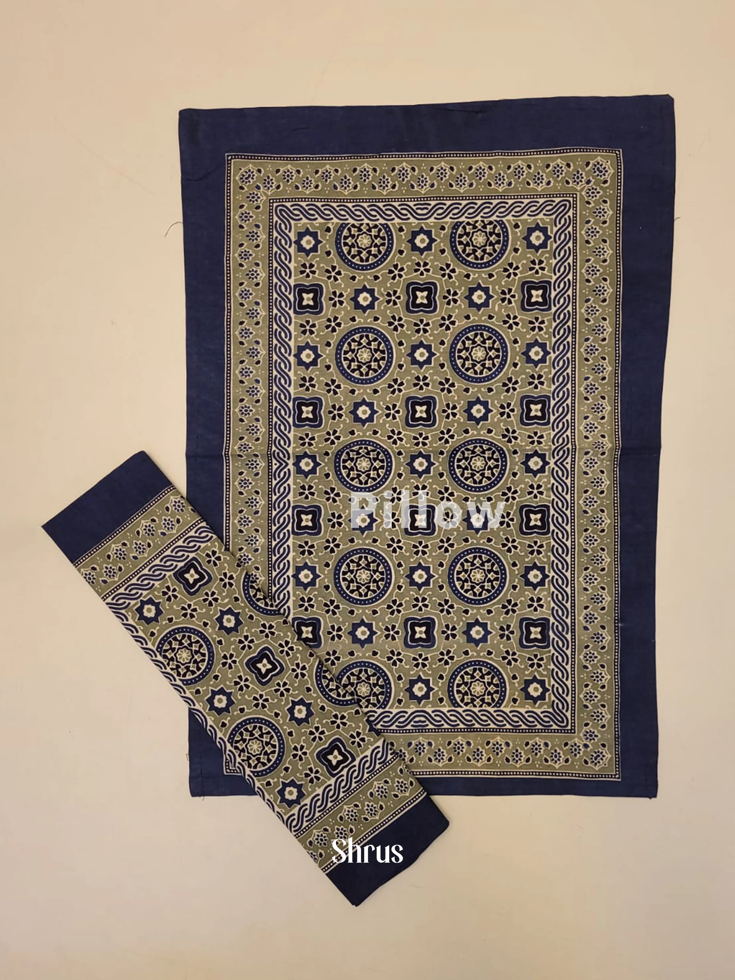 Blue & Elachi Green - Bed Spreads - Image 3