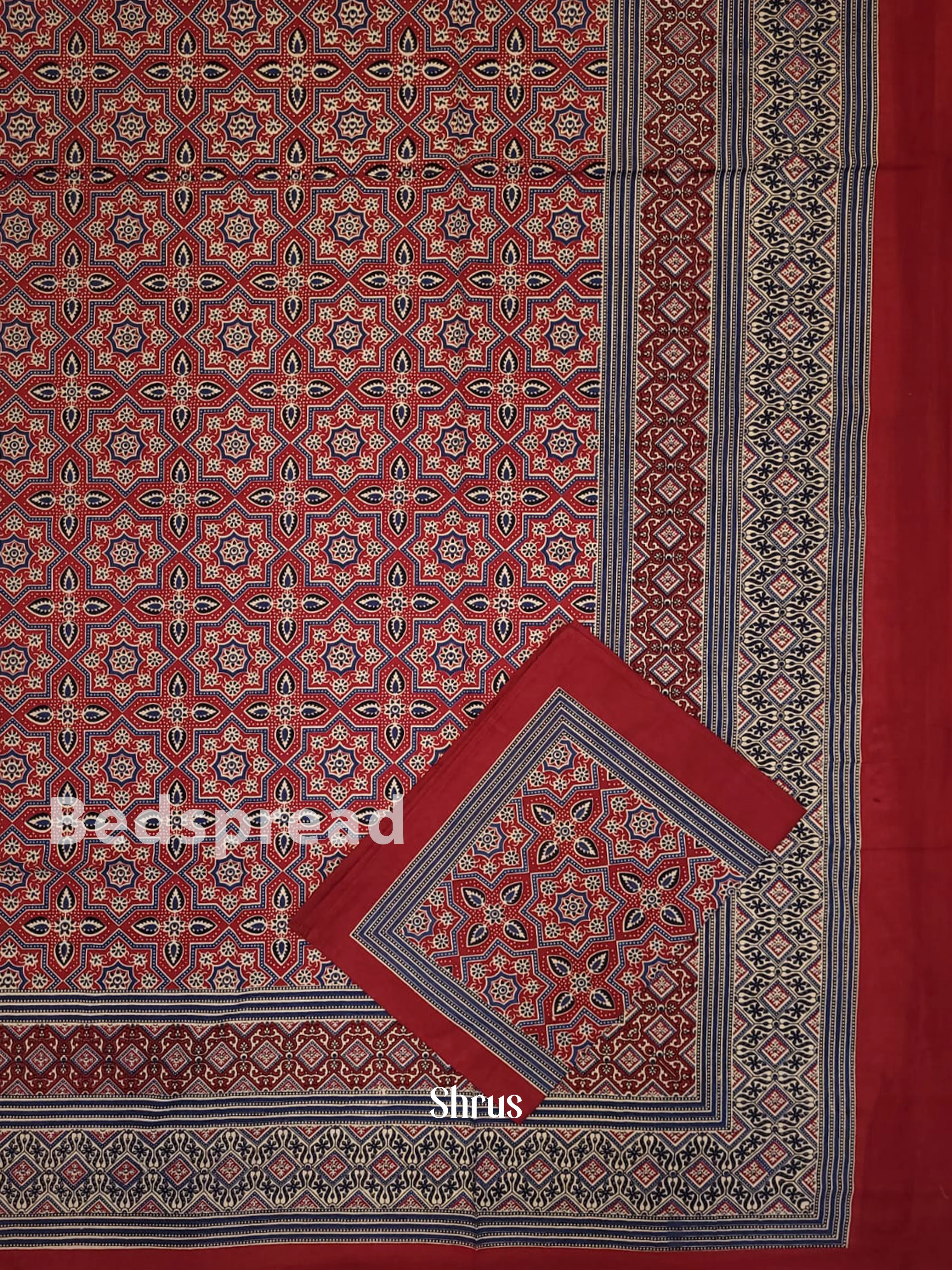 Red & Blue - Bed Spreads - Image 2