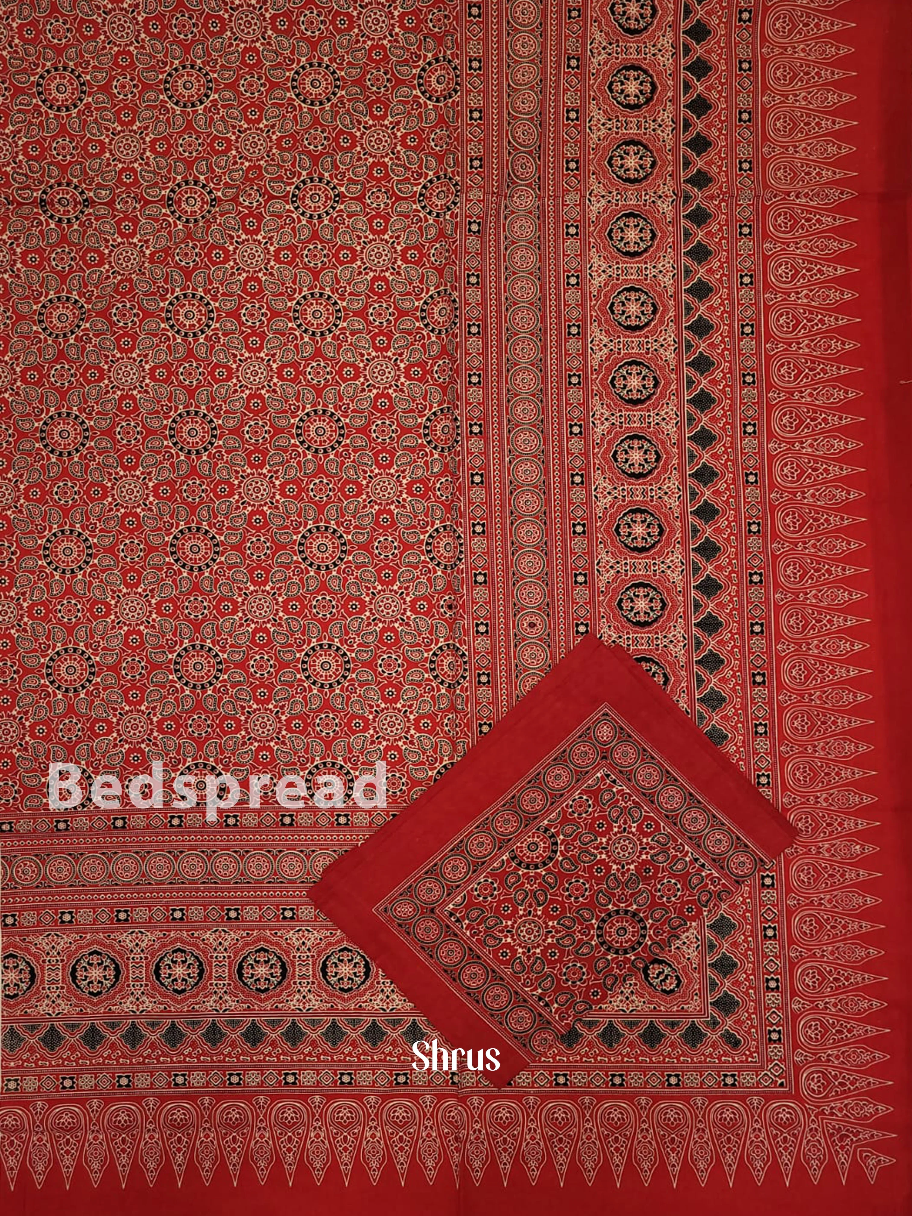 Red & Black - Bed Spreads - Image 2
