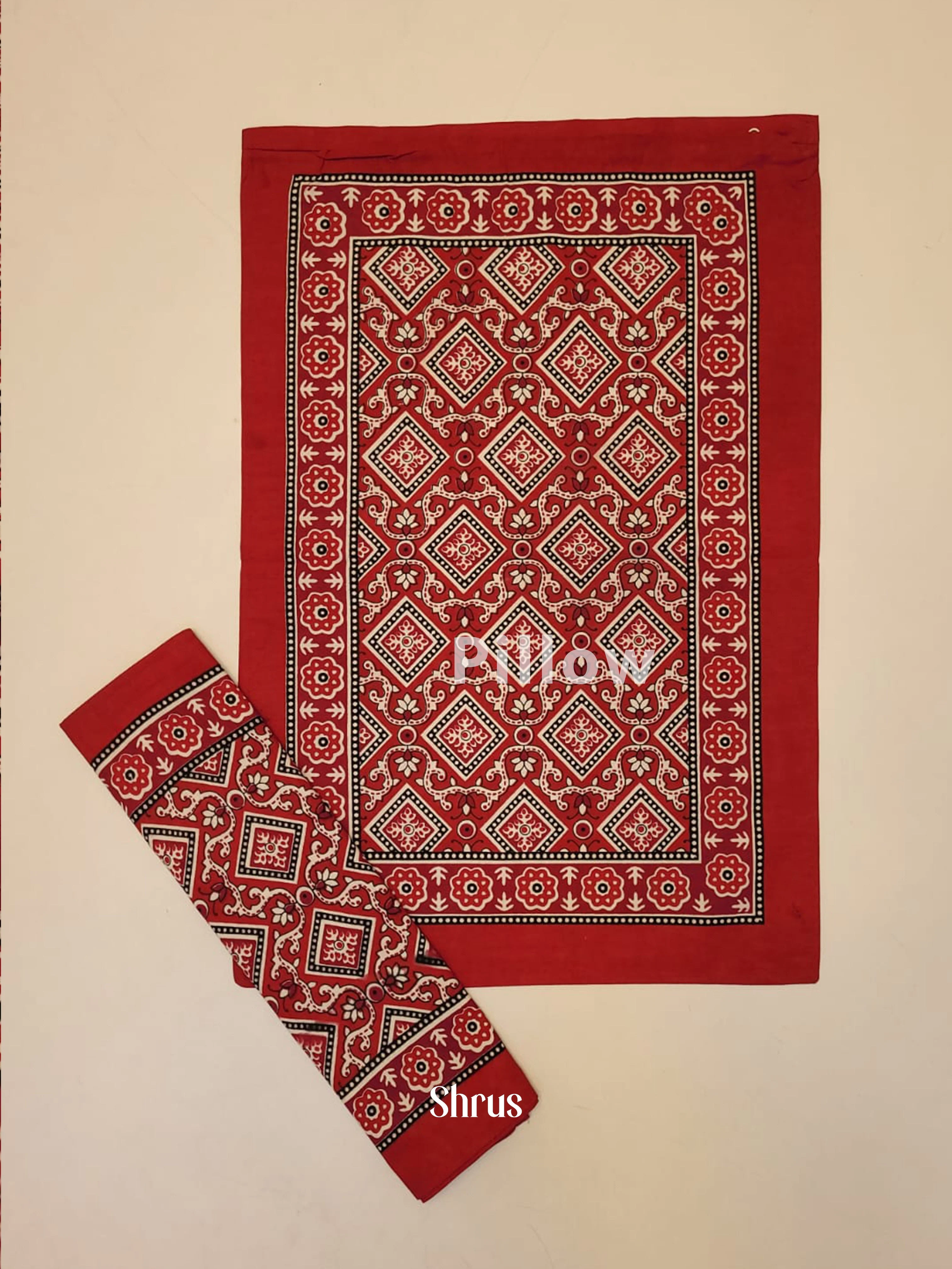 Red & Cream - Bed Spreads - Image 3