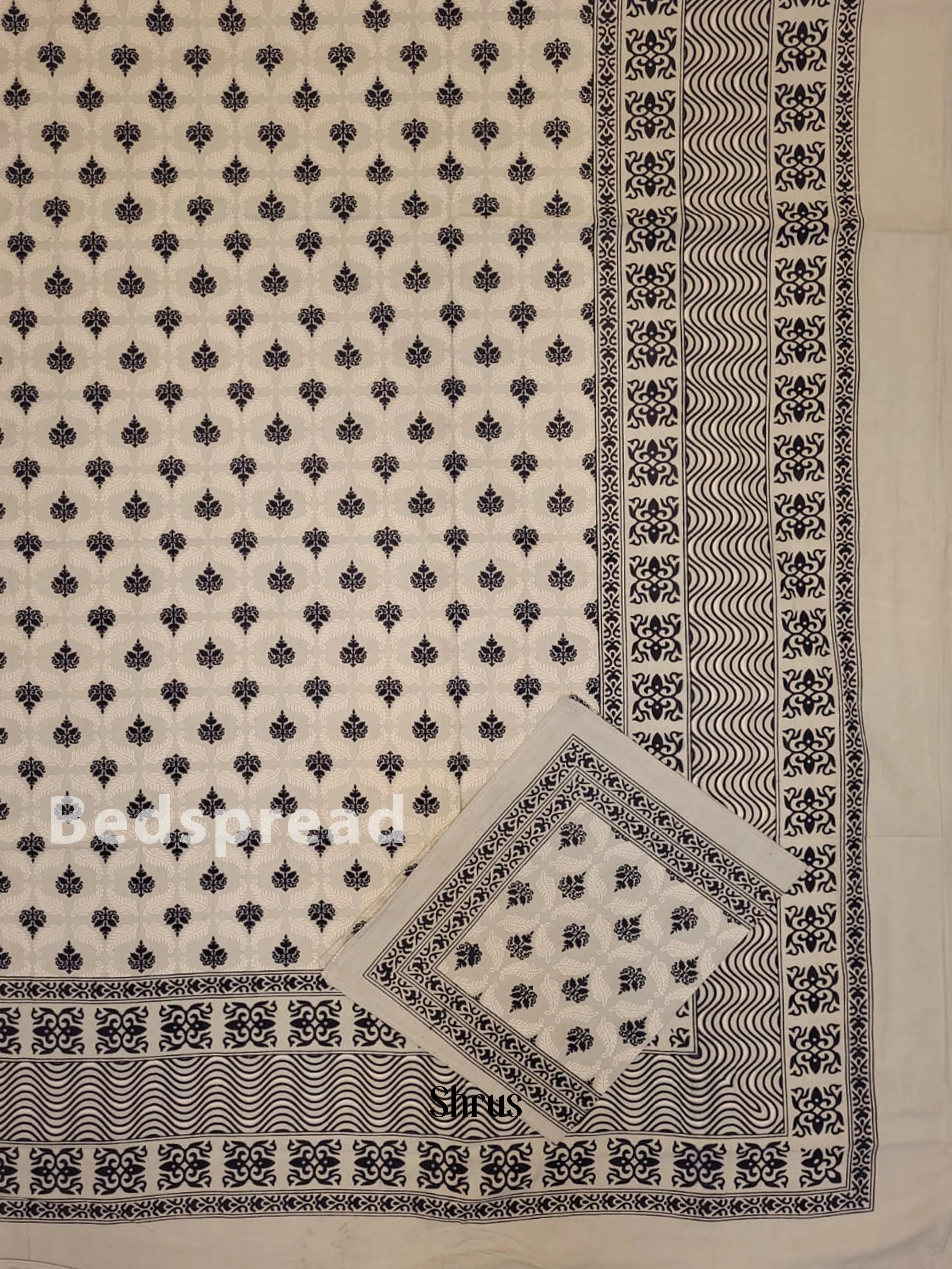 Bluish Grey & Indigo Blue - Bed Spreads - Image 2
