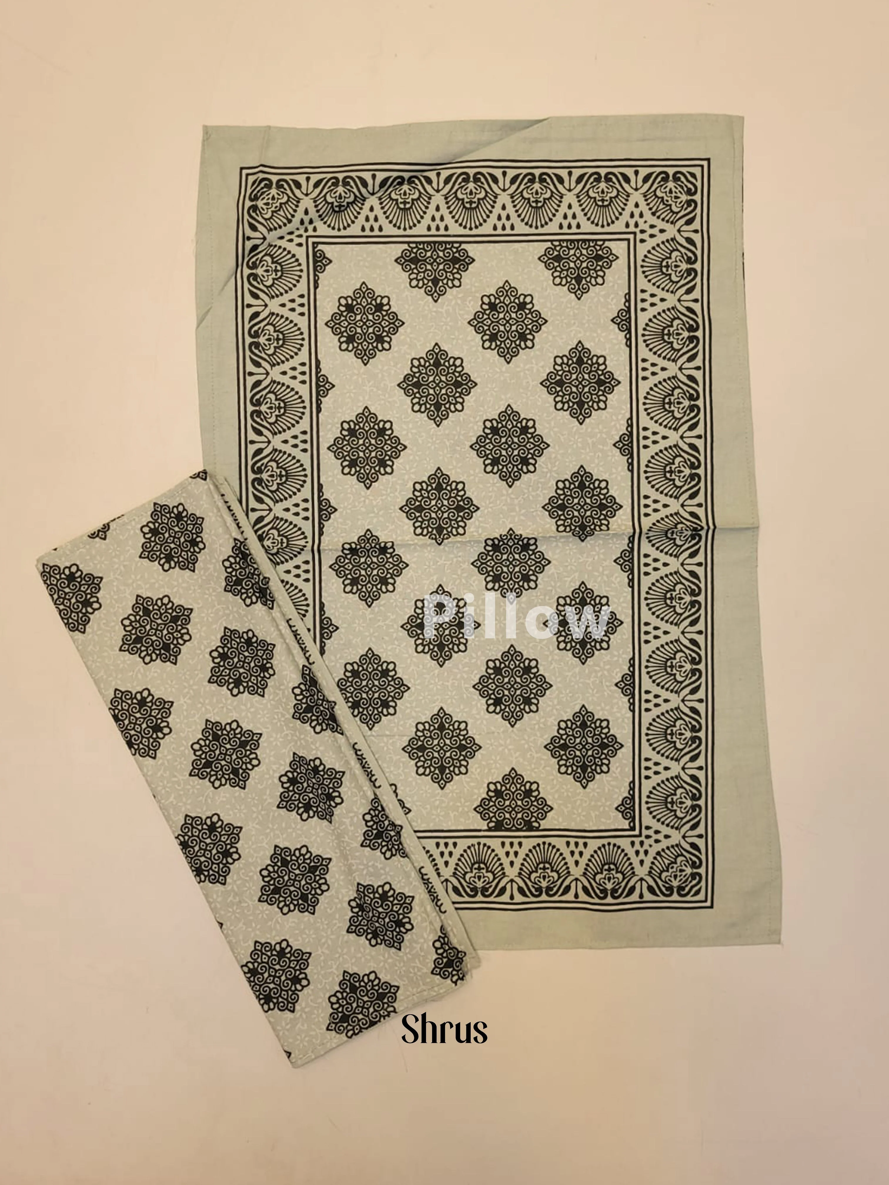 Greenish Grey & Grey - Bed Spreads - Image 3