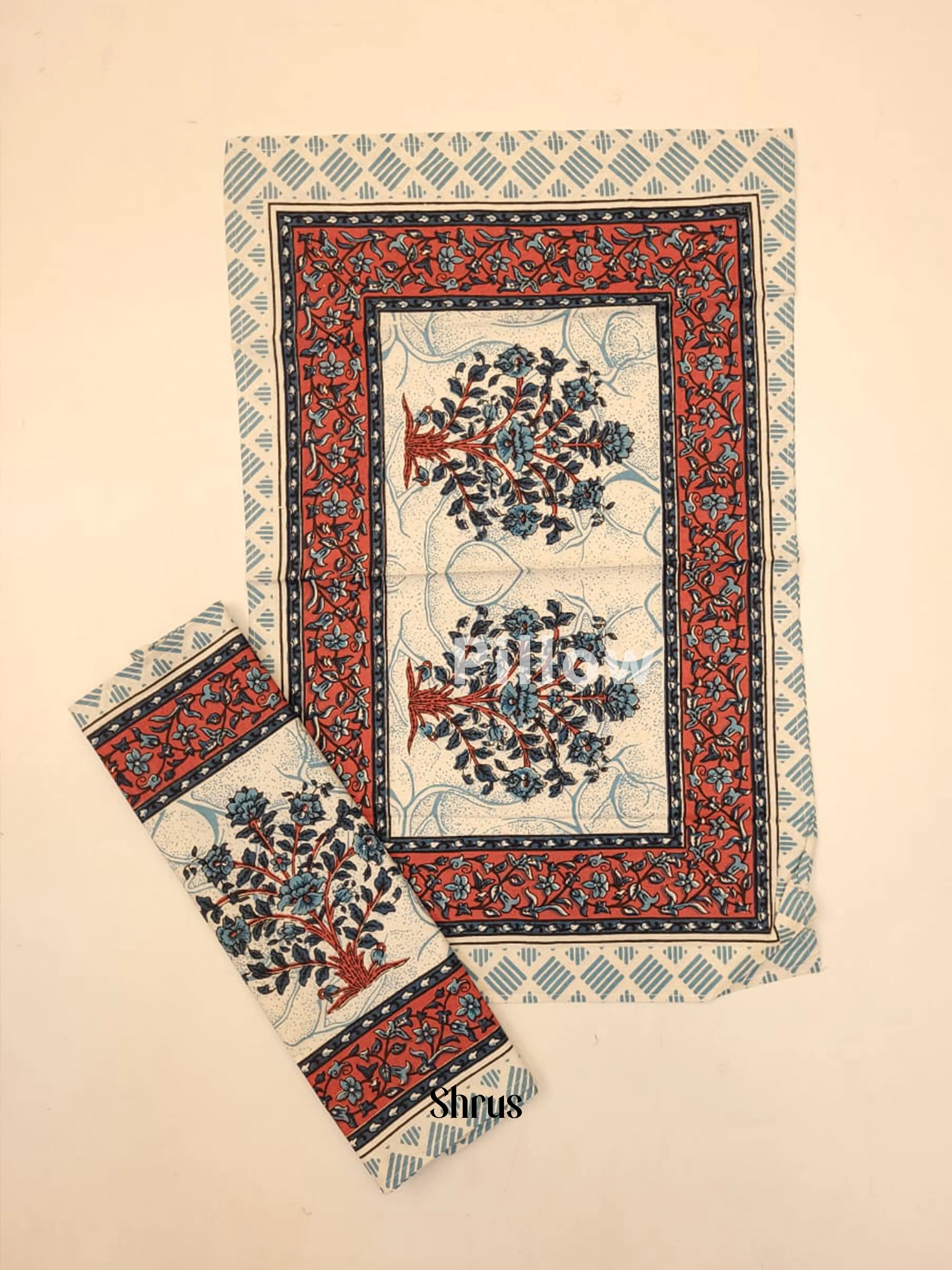 Cream & Red - Bed Spreads - Image 3