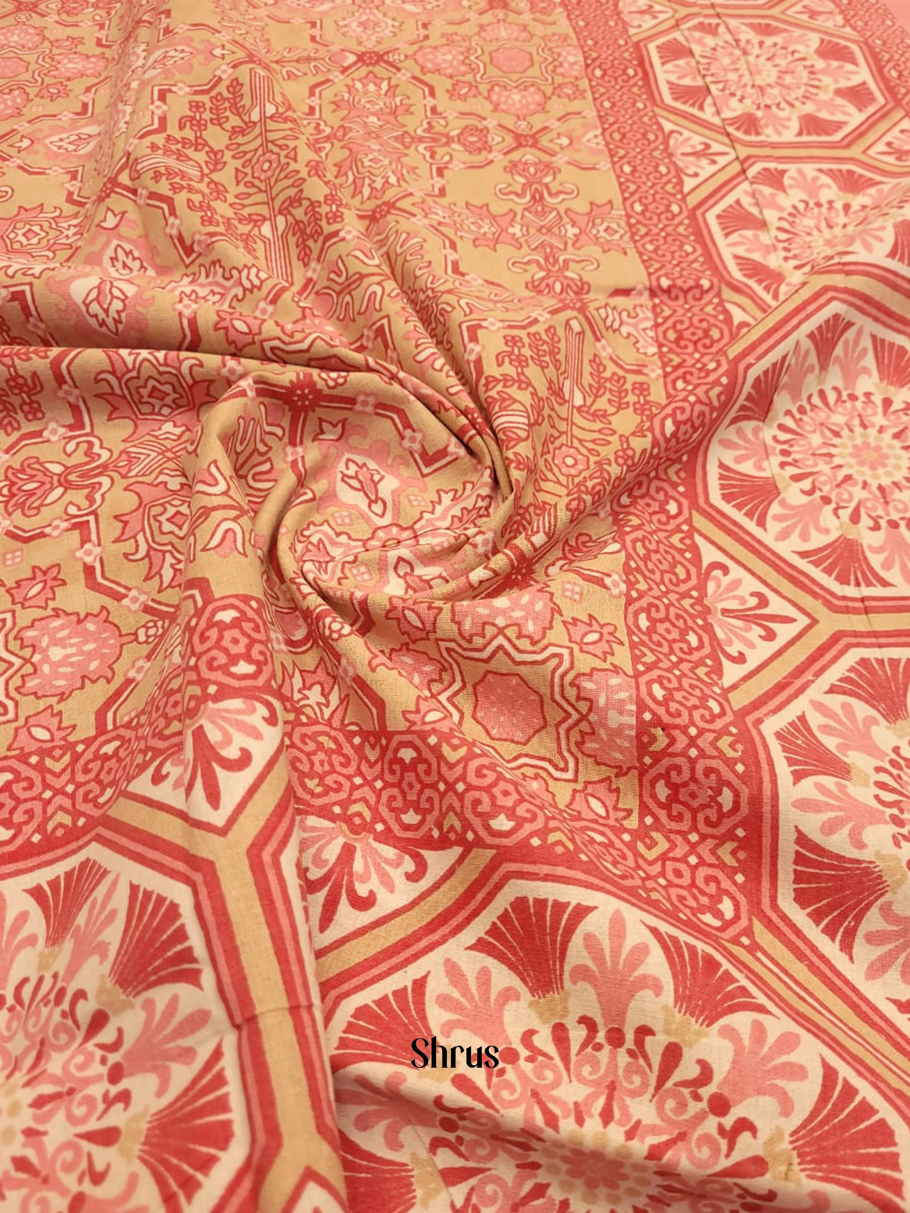 Pink & Cream - Bed Spreads