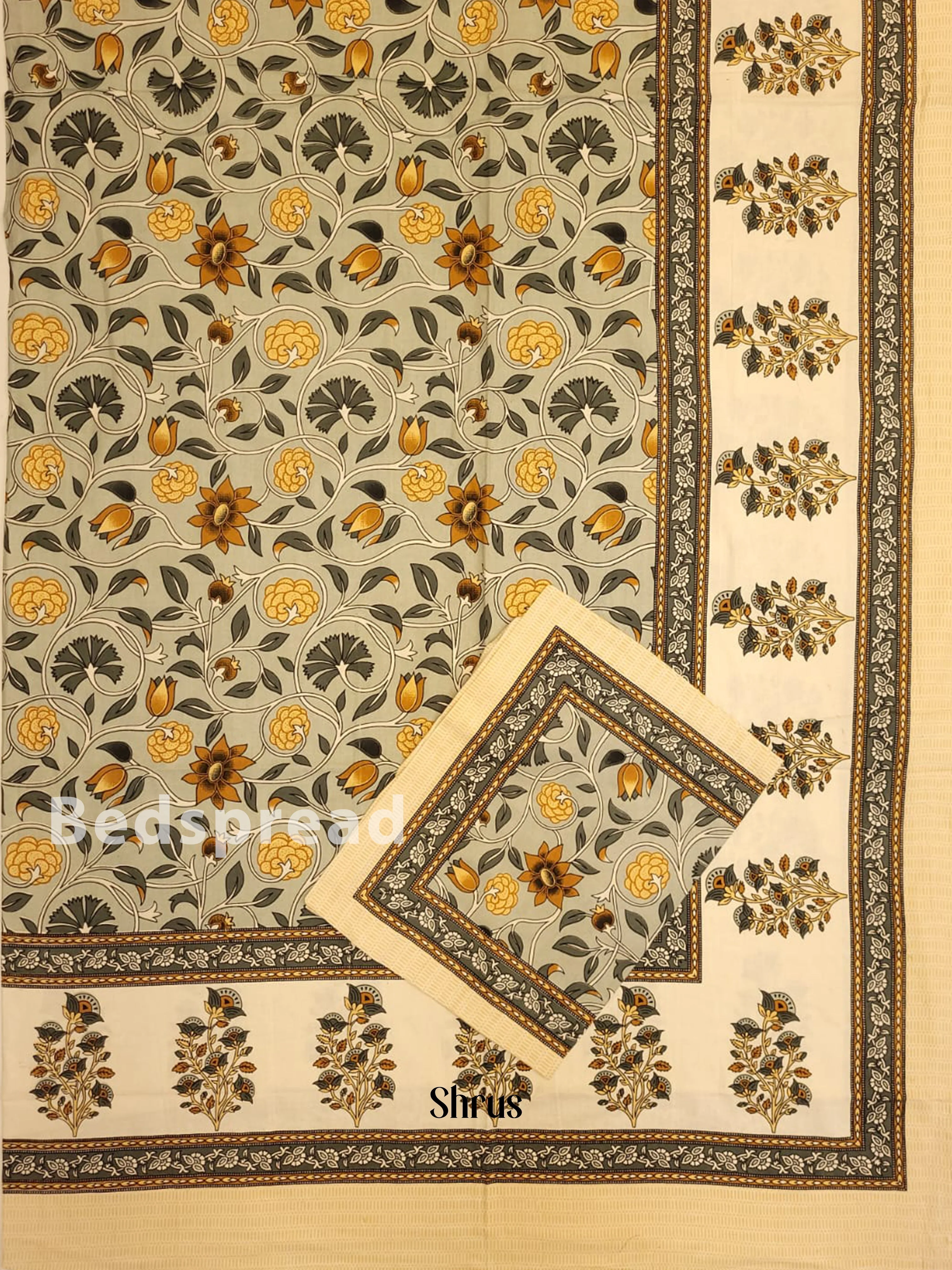 Grey & Cream - Bed Spreads - Image 2
