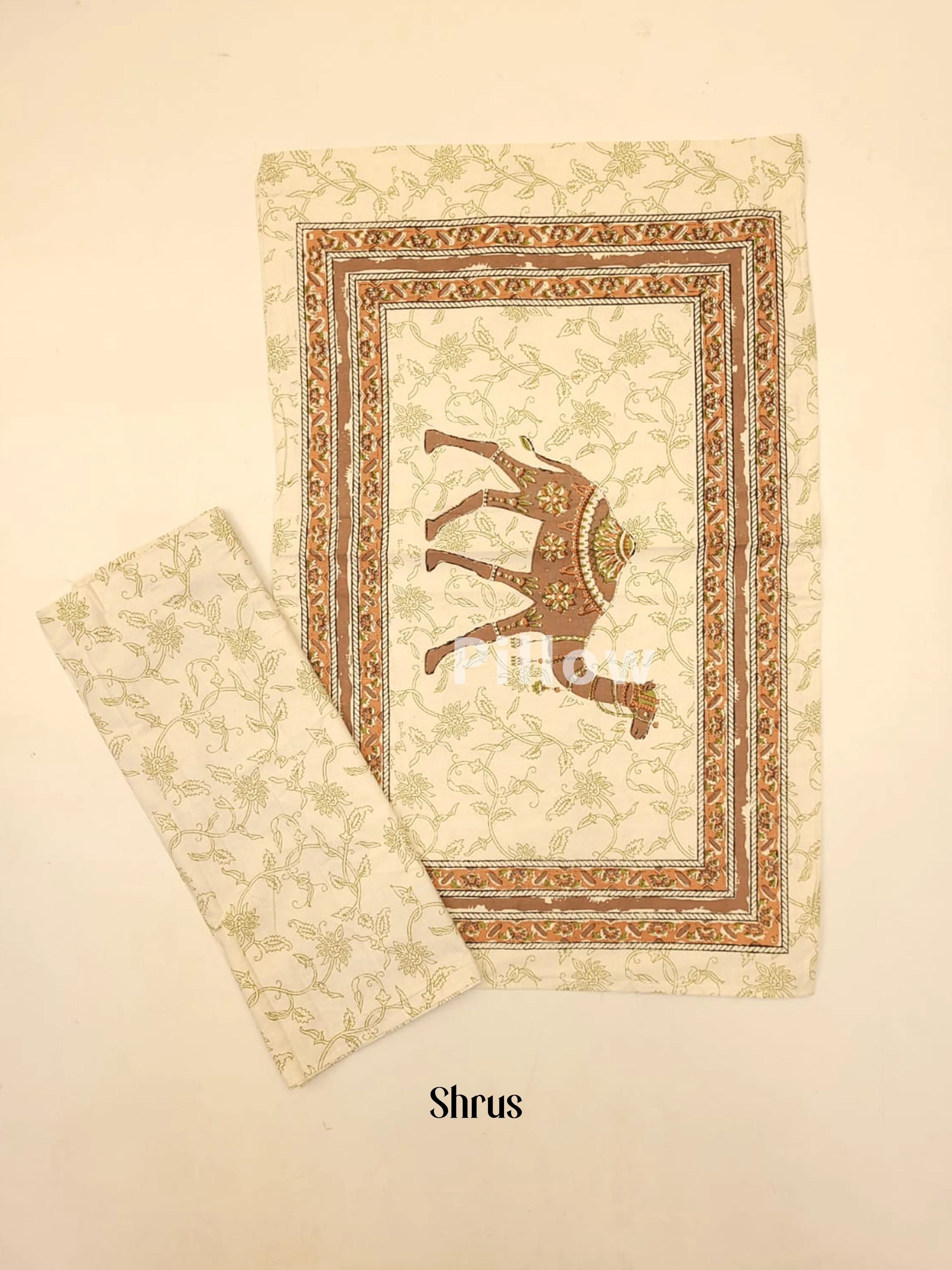 Cream & Brown - Bed Spreads - Image 3