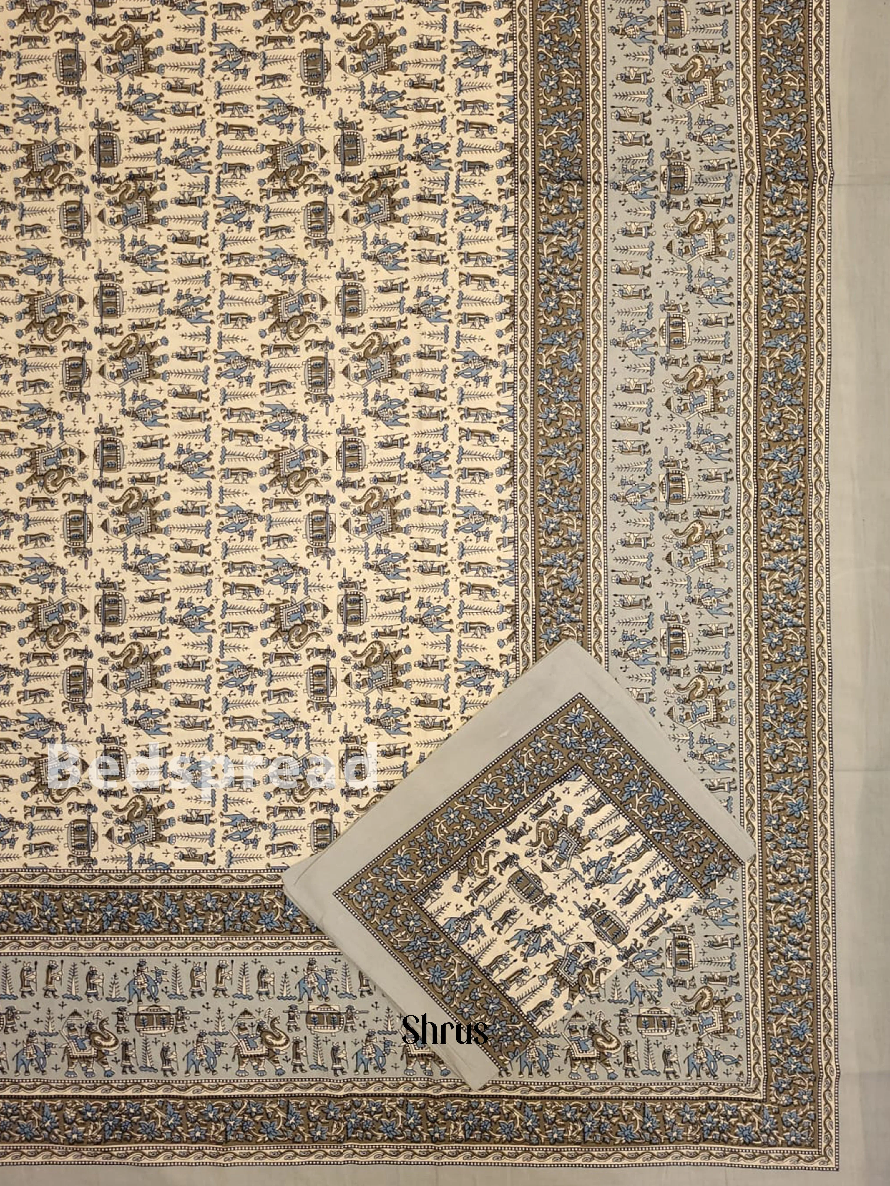 Grey & Cream - Bed Spreads - Image 2