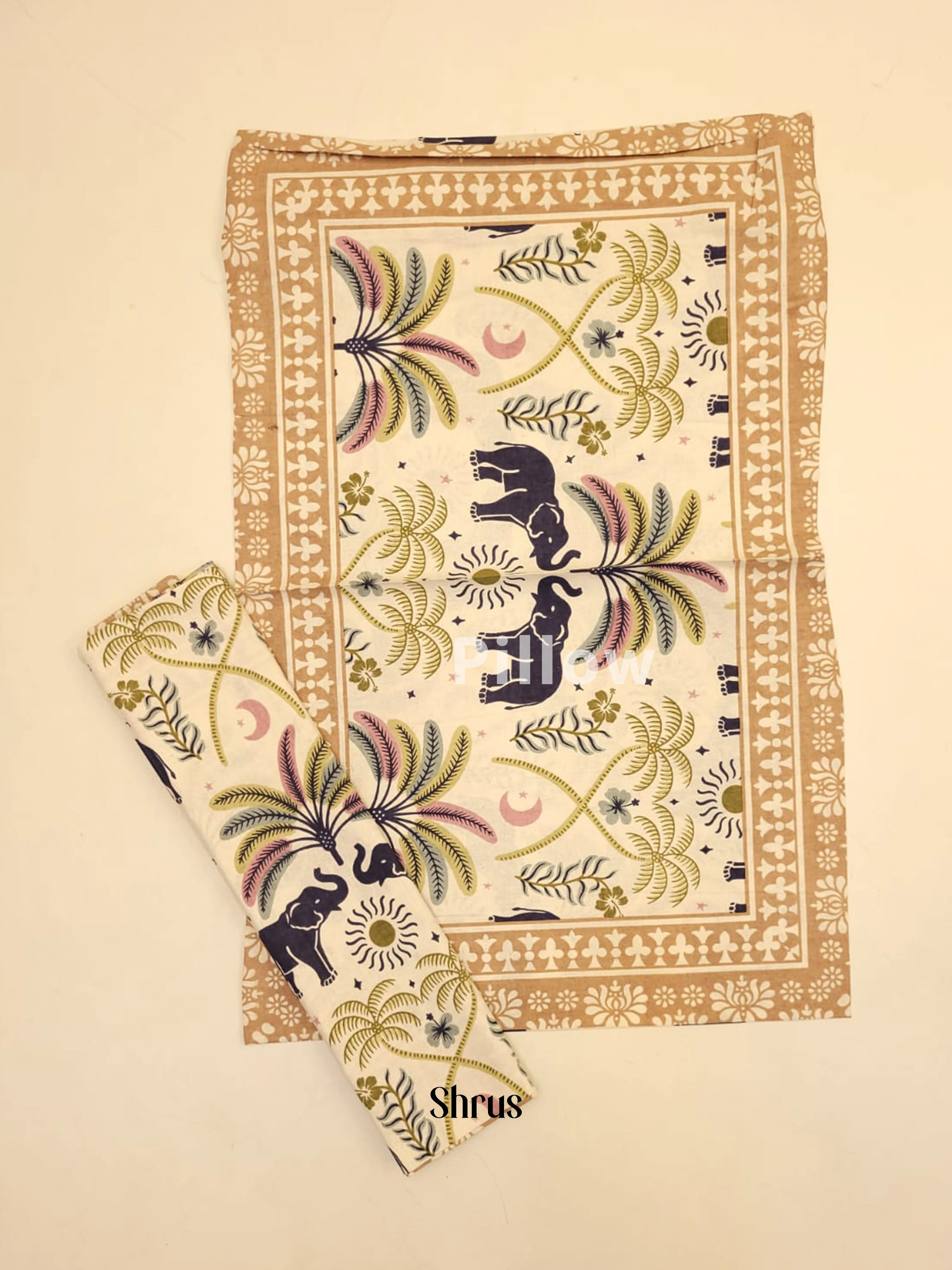 Cream & Beige -Bed Spreads - Image 3