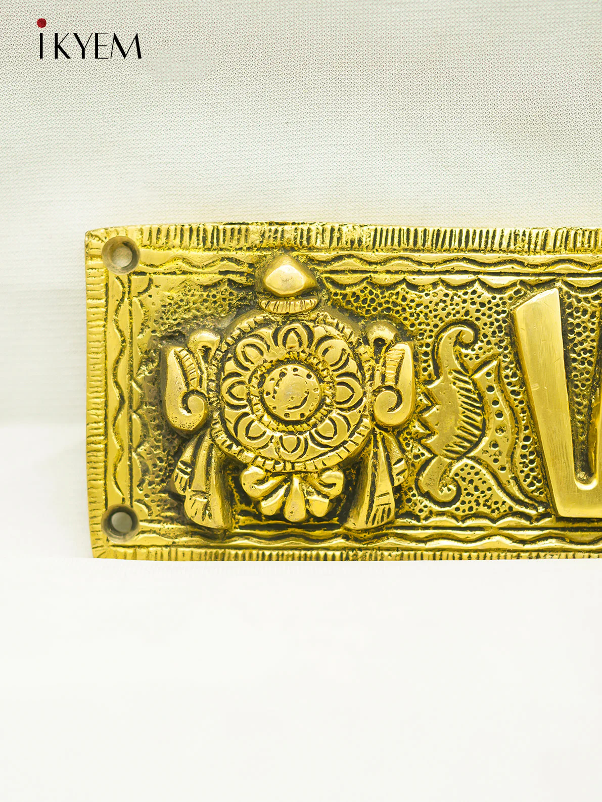 Brass Sangu Chakram , Namam wall mount - Image 2