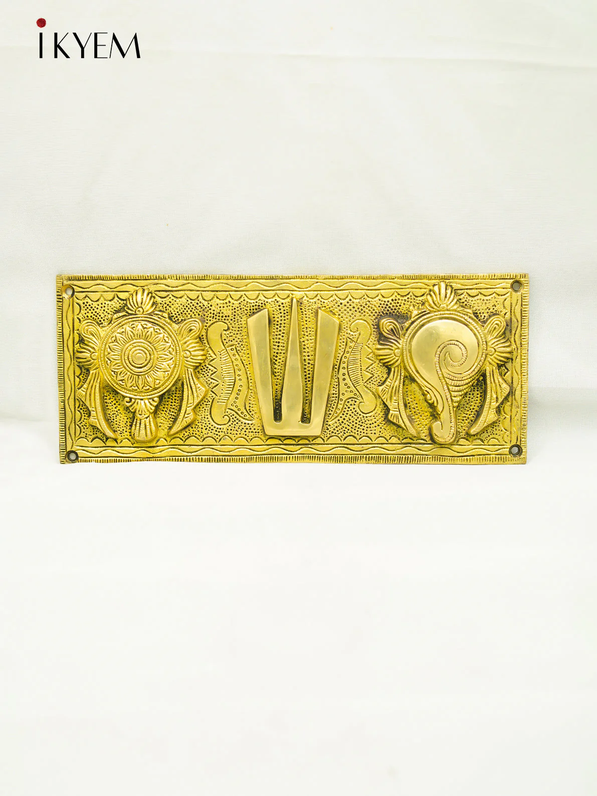 Brass Shanku Chakra Thiru Namam Wall Hanging