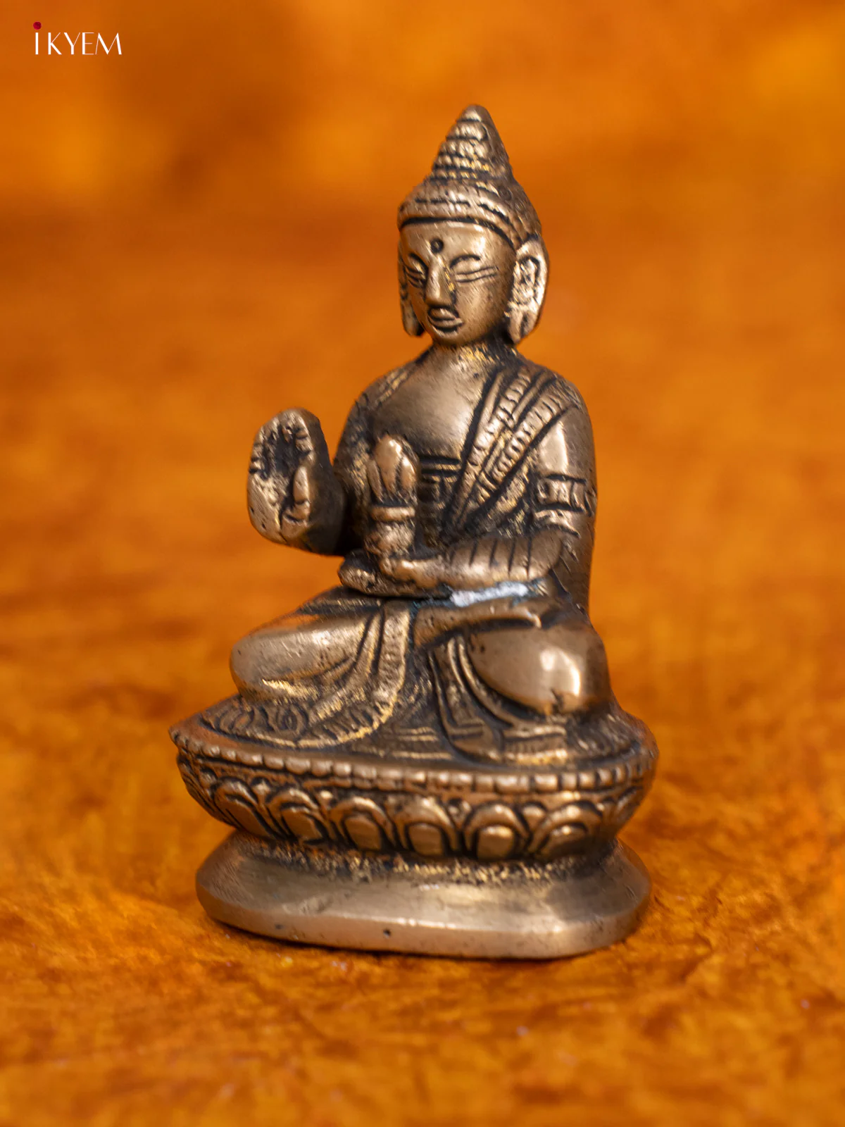 Brass Buddha Idol - 4FJ14063 - Image 2