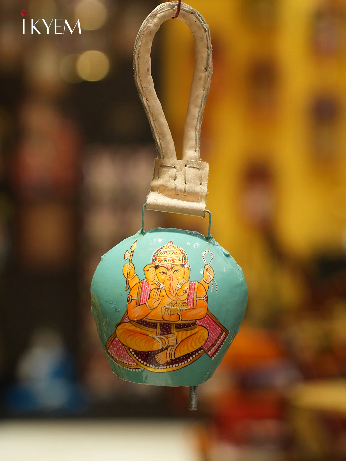 Blue Ganesha- Cow Bell - Image 2