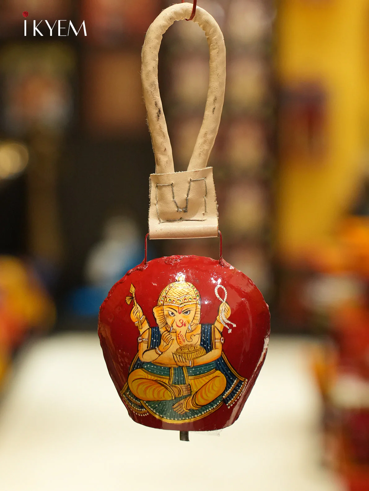 Red Ganesha Cow Bell - Image 2