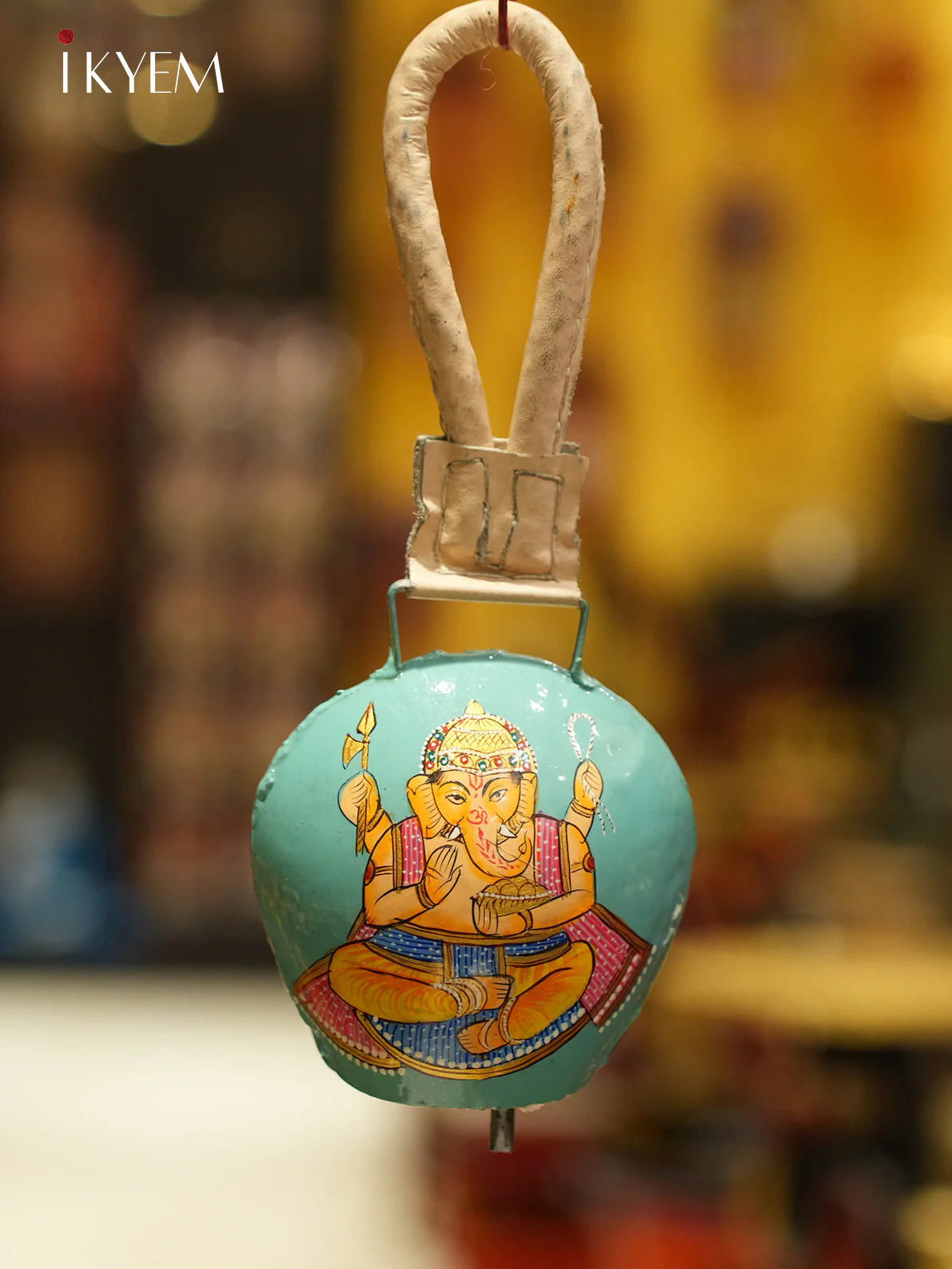 Blue Ganesha Cow Bell - Image 2