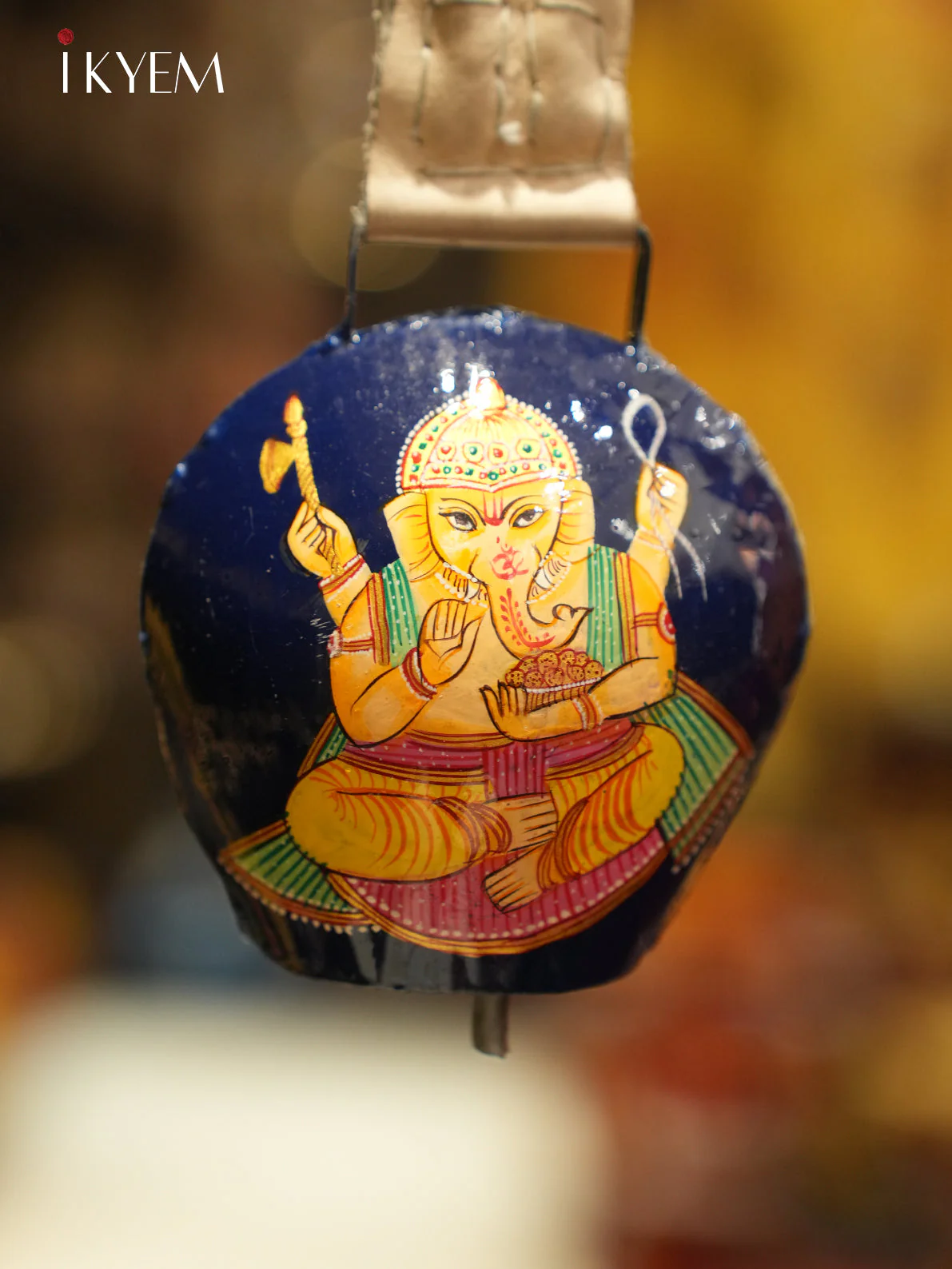 Blue Ganesha- Cow Bell - Image 2