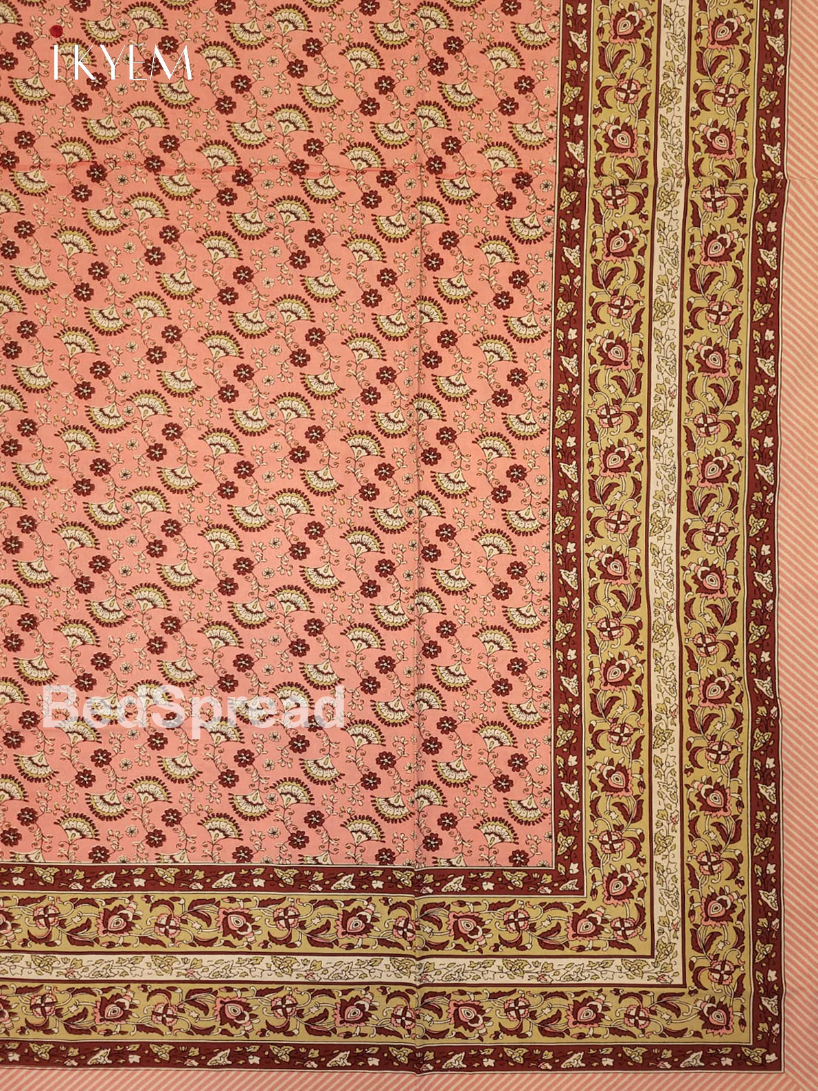 Peach & Cream - Bed Spread - Image 3