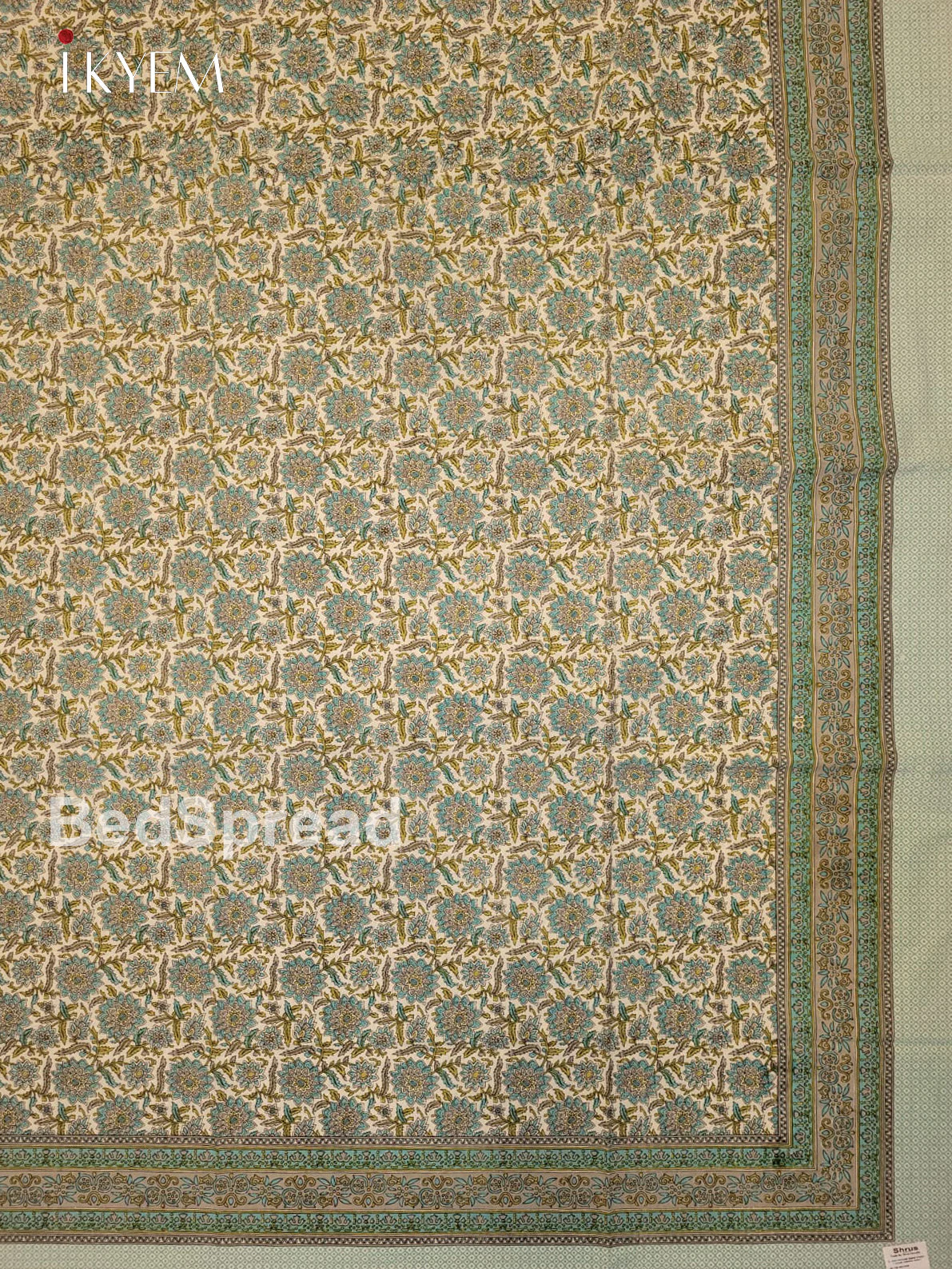 Cream & Grey - Bed Spread - Image 3
