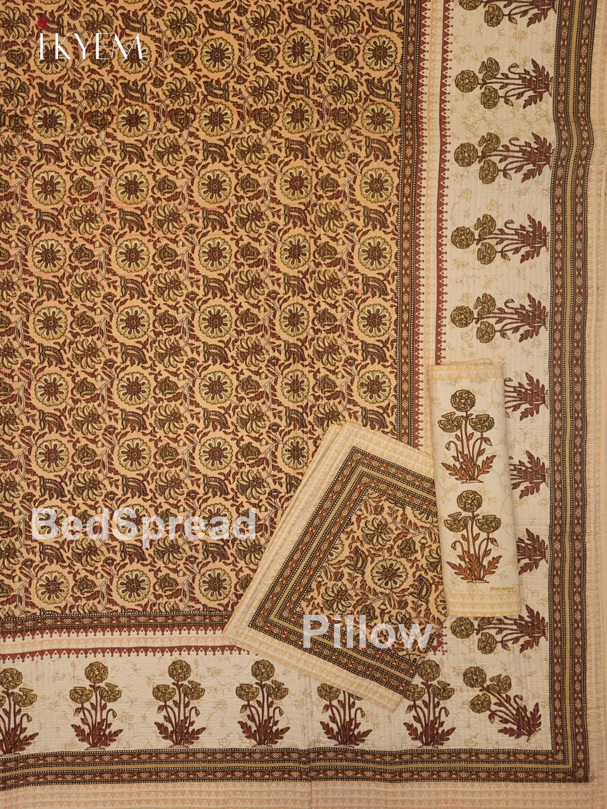 Cream & Brown - Quilt Set - Image 3