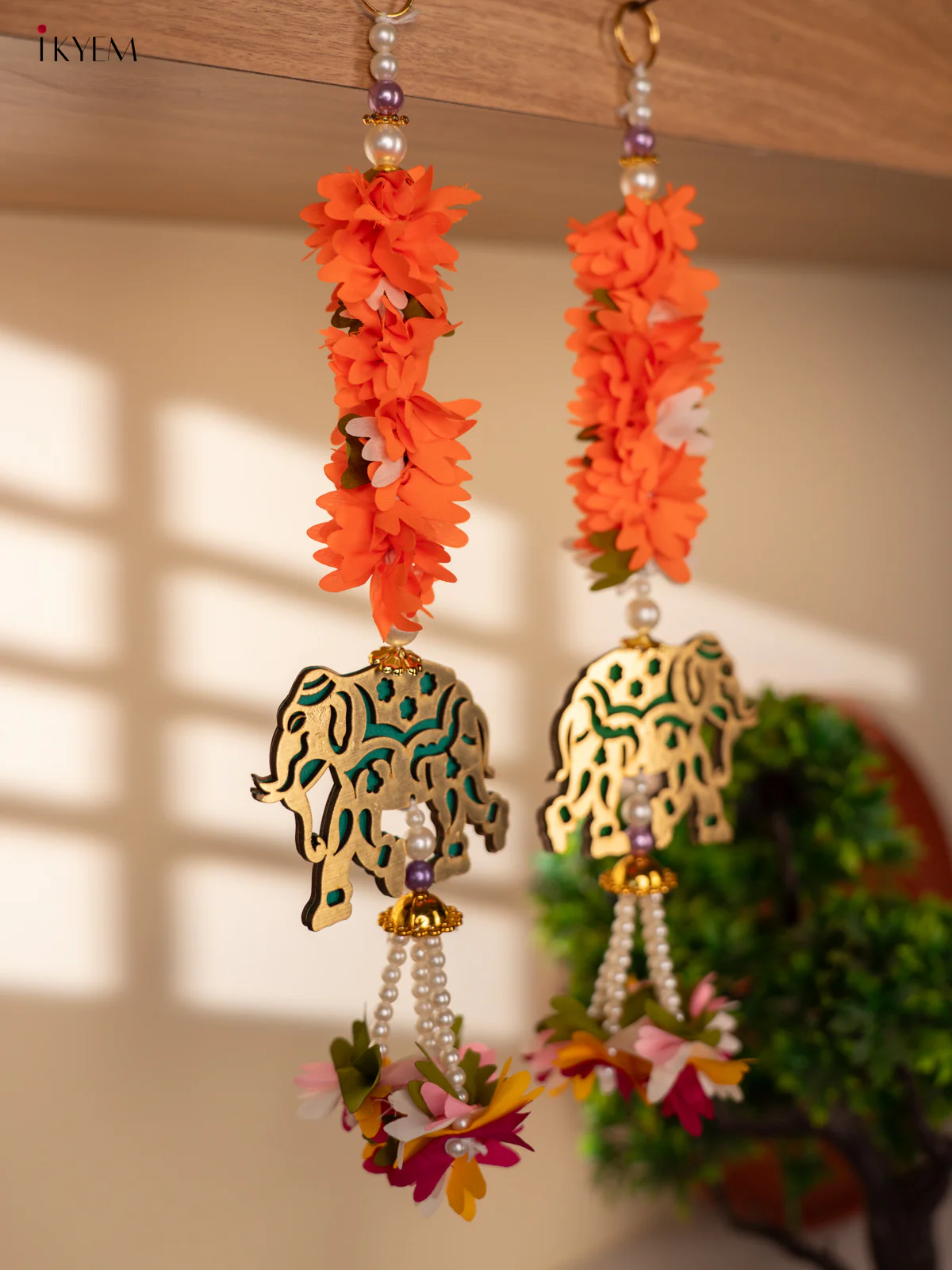 Decorative Elephant Hanging Thoran (Set of 2) - 4GJ03869 - Image 5