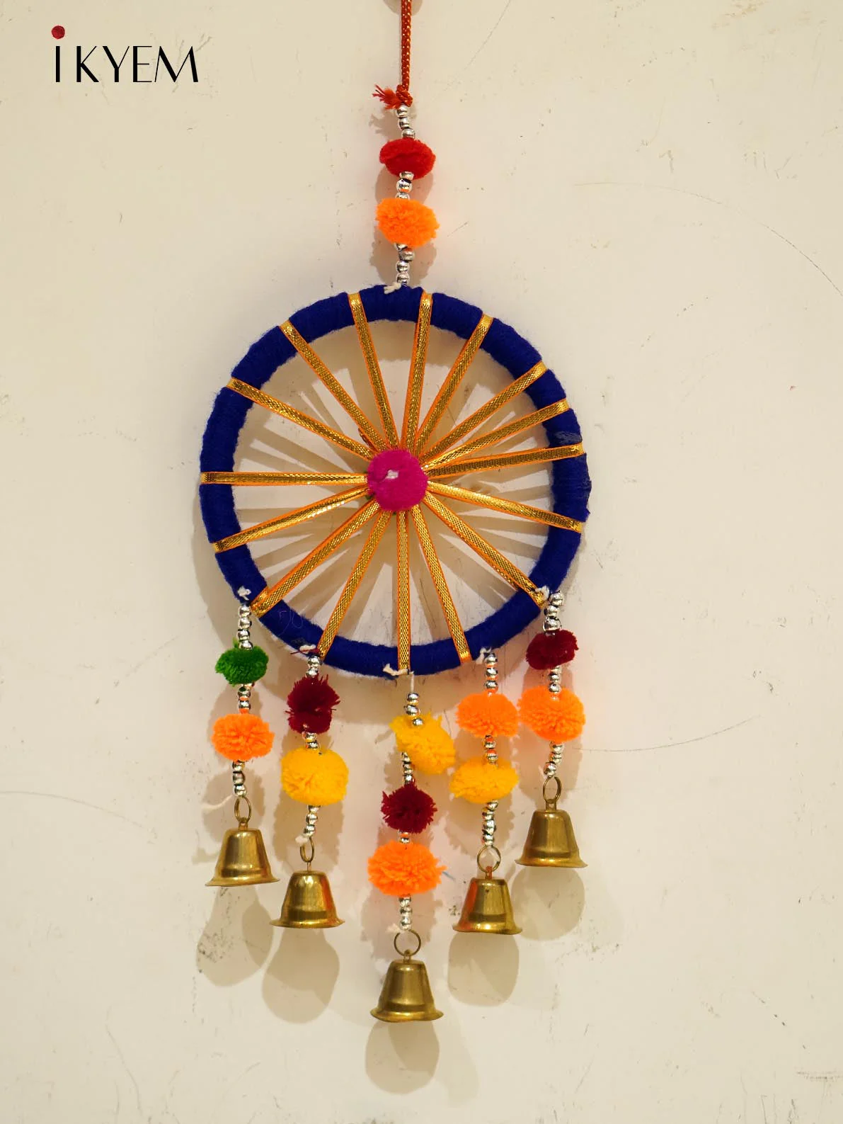 Golden Chakri with Woolen pom pom & Bell