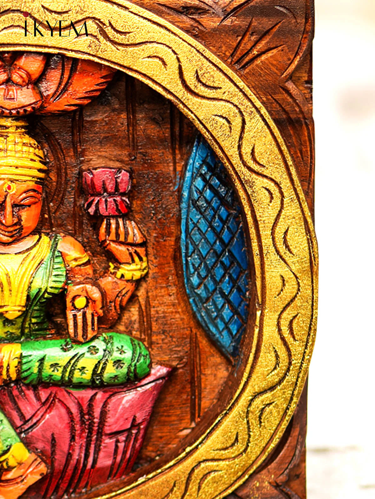 Wooden Lakshmi Panel - Image 4