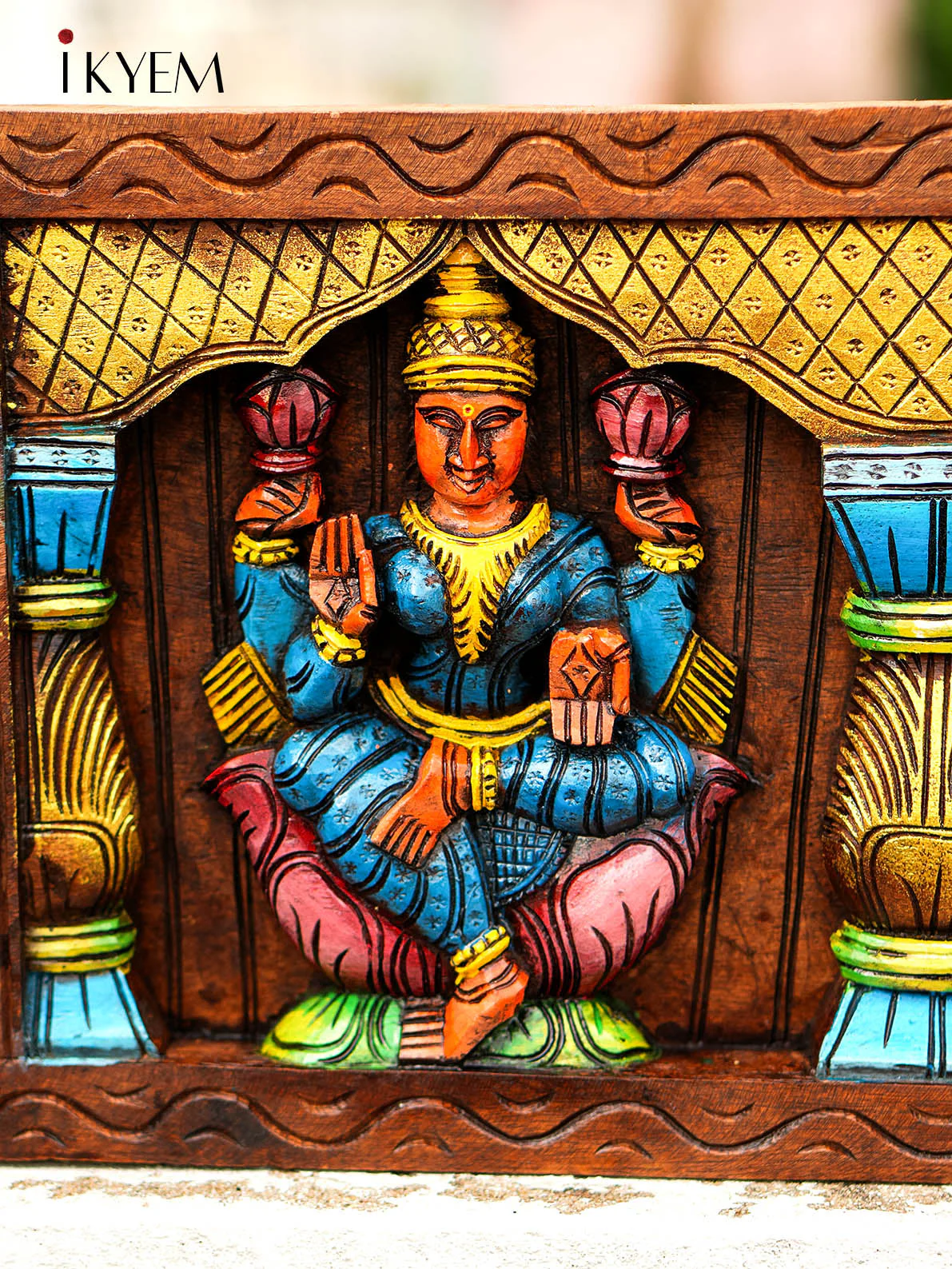 Hand Carved Ganesha , LAkshmi, Saraswathy - Image 2