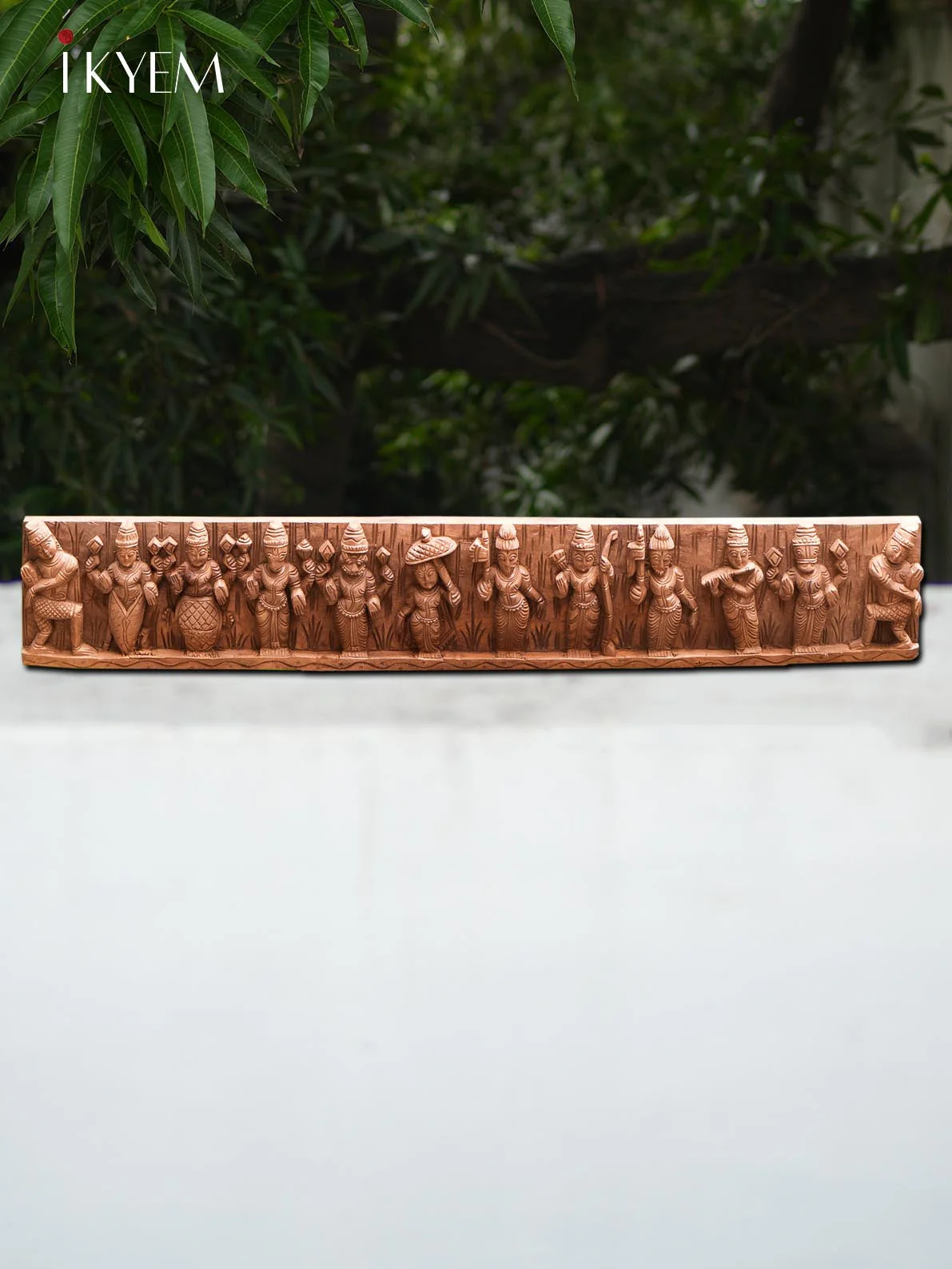 Wood Dasavatharam Panel (35 inches) - Image 2