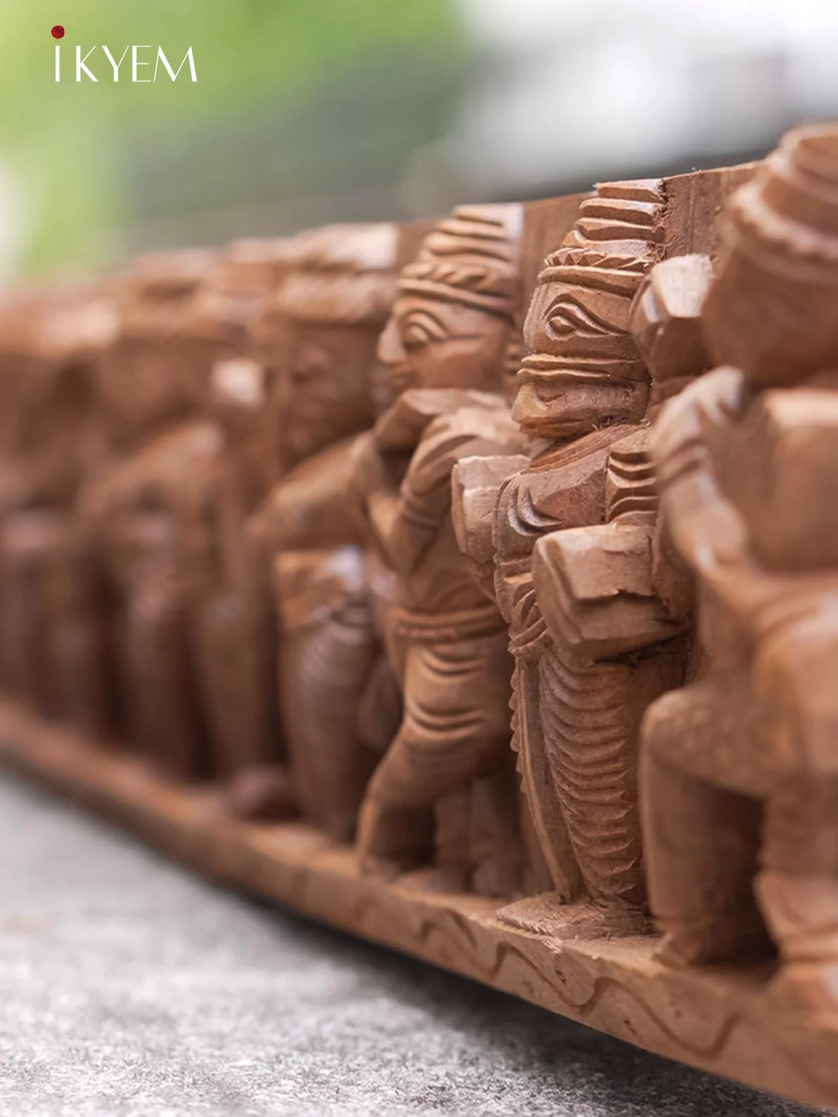 Wood Dasavatharam Panel (35 inches) - Image 3