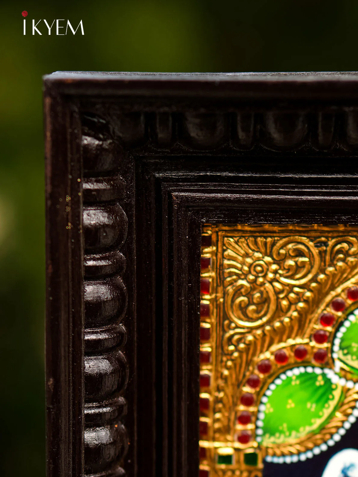 Goddess Lakshmi Tanjore Painting - Image 6
