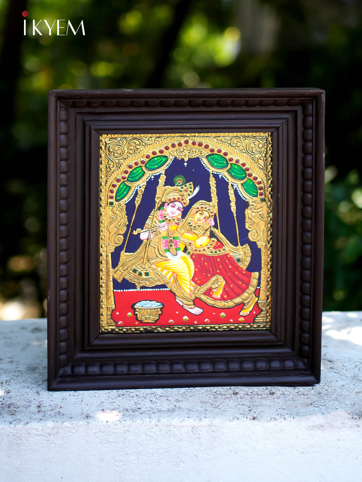 Radha Krishna- Tanjore Painting 13 * 11 inches