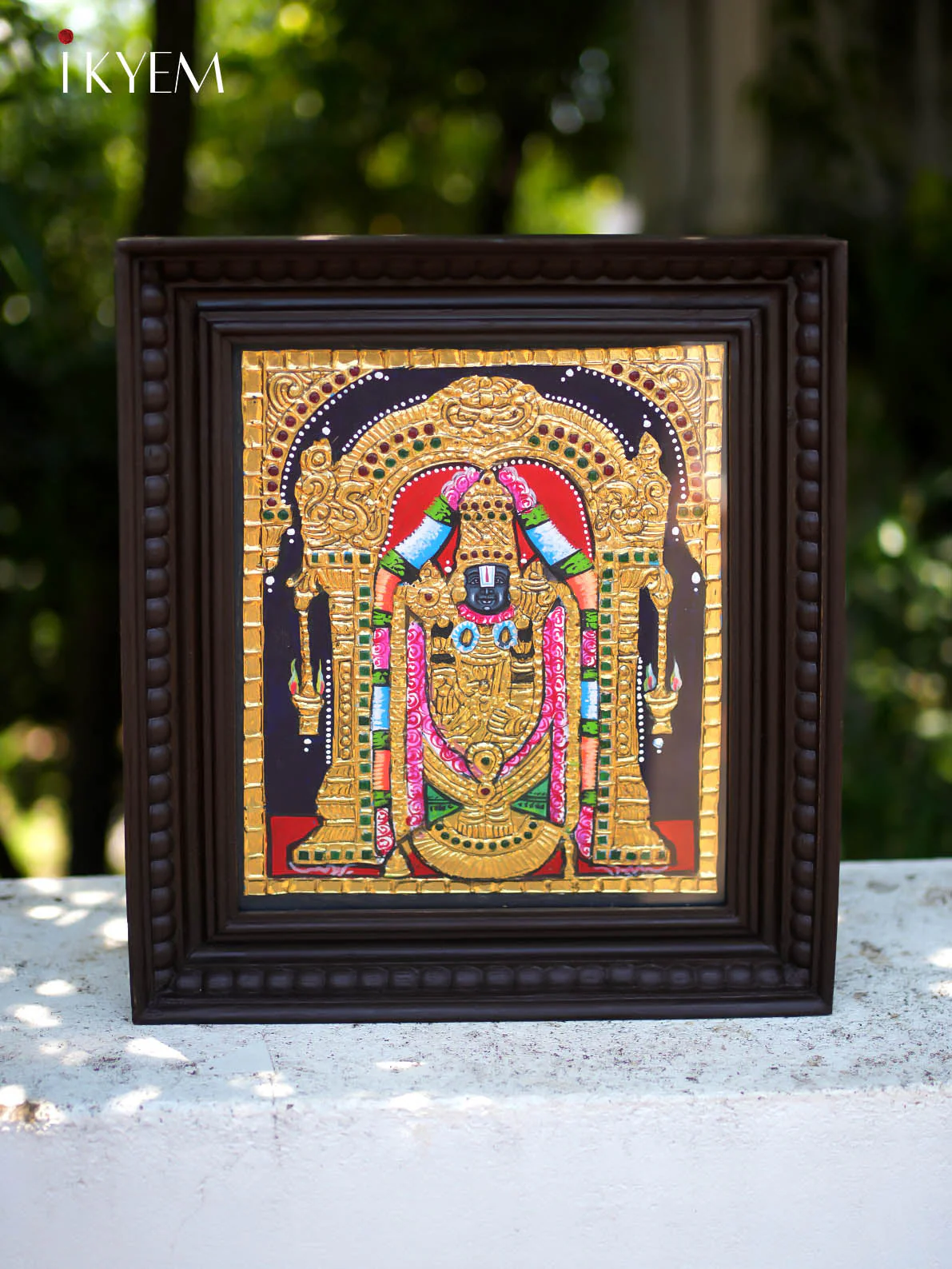 Lord Balaji - Tanjore Painting 15 * 13 inches